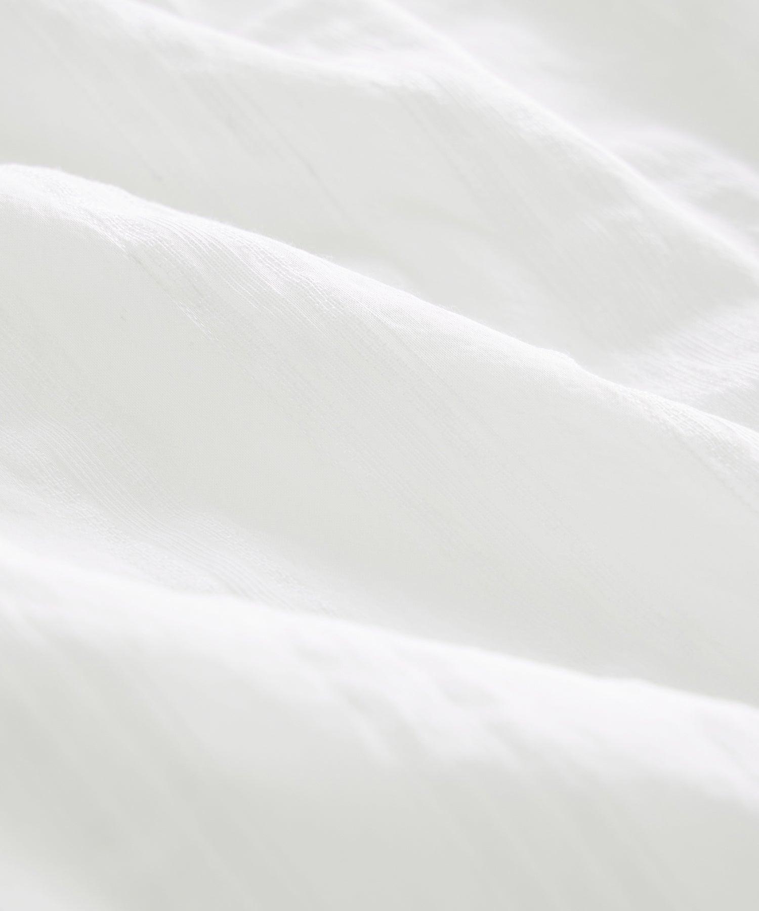 Relaxed Cotton-Silk Jacquard Camp Collar Shirt Product Image