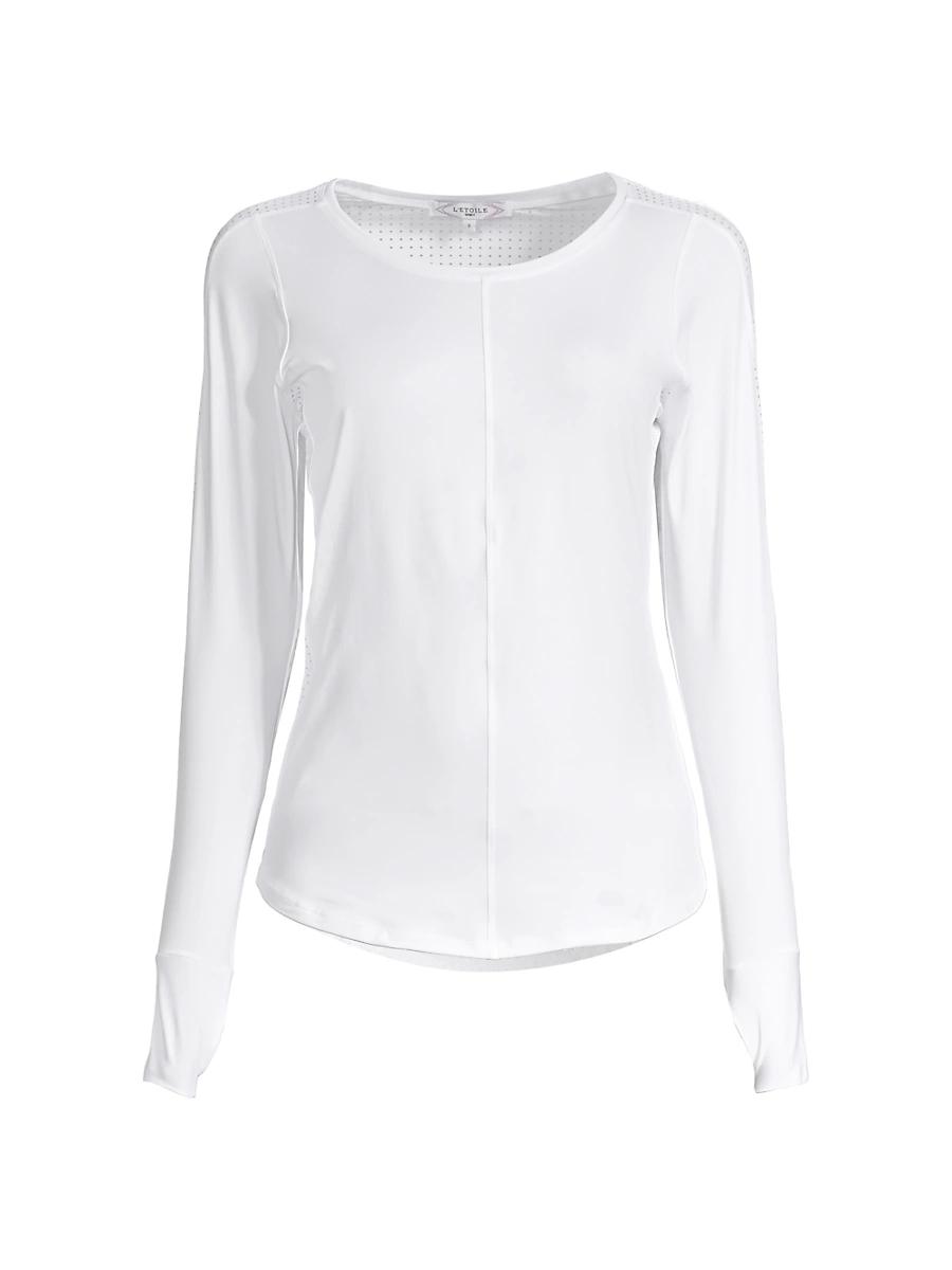 Womens Golf & Tennis Perforated Back Top Product Image