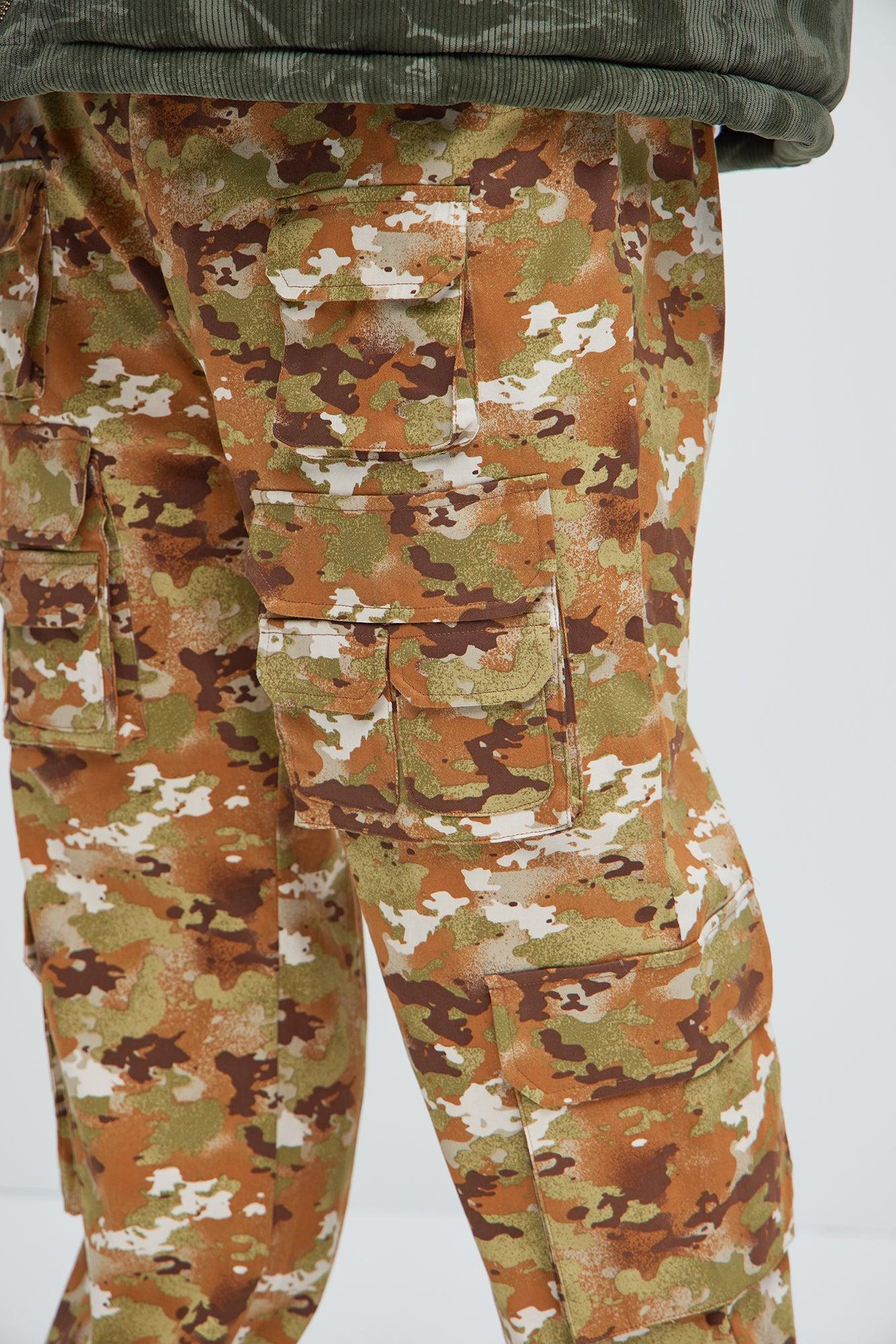 Tony Straight Utility Pants - Camouflage Product Image