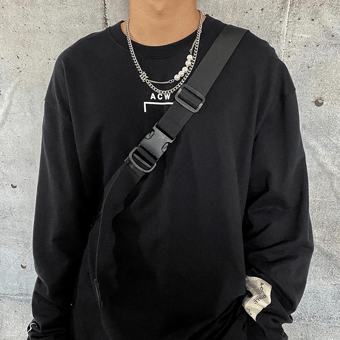 PEARL DOUBLE LAYER CHAIN NECKLACE Product Image