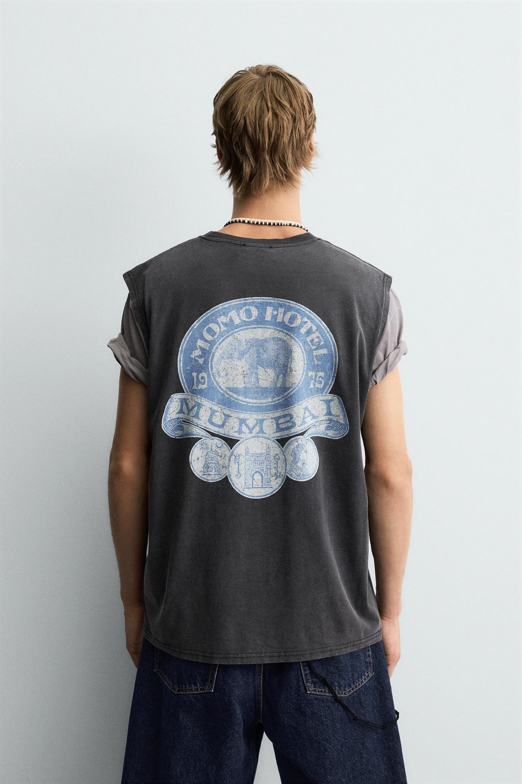 WASHED PRINT TANK TOP Product Image