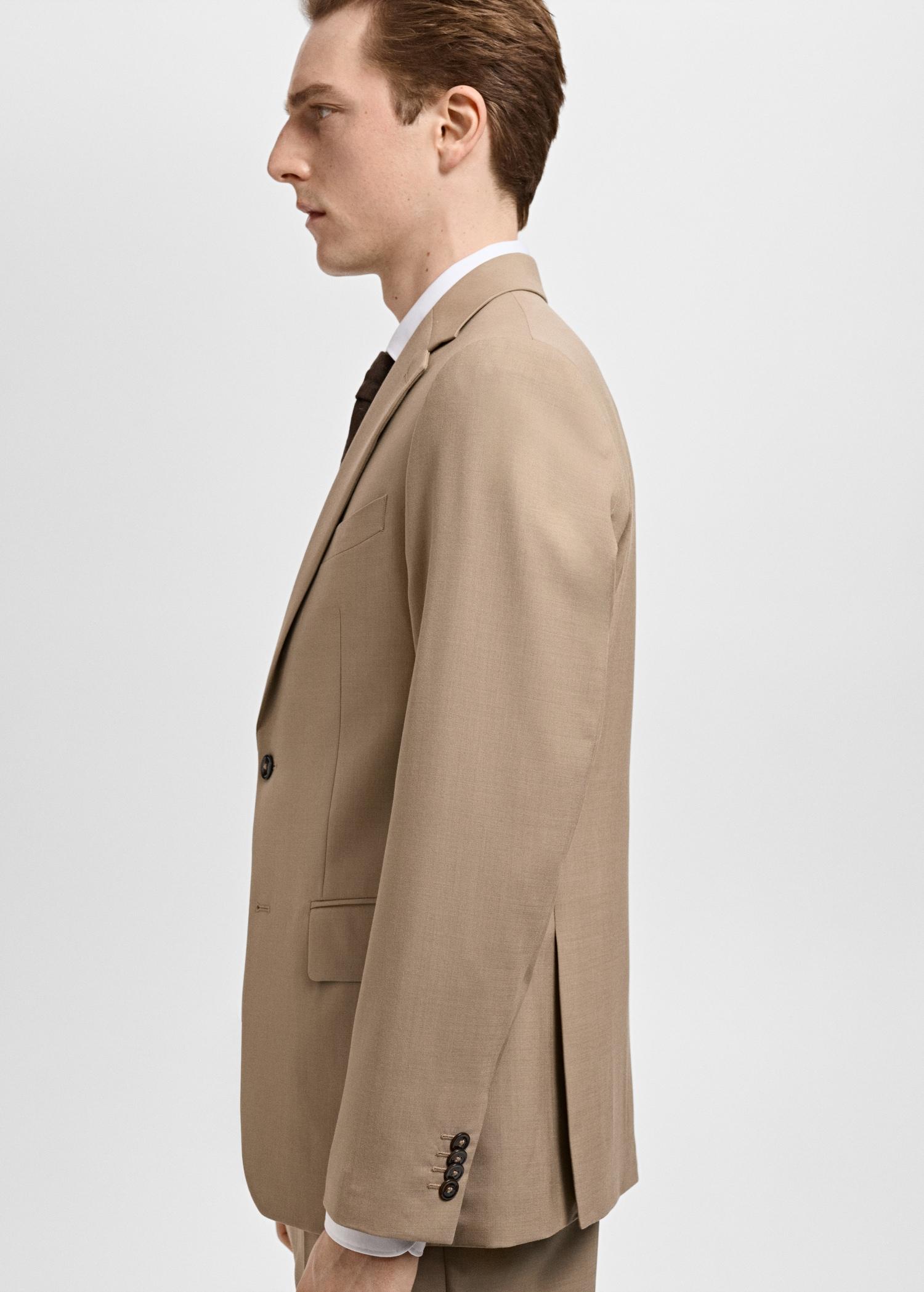 Turin 100% virgin wool suit blazer - Men | MANGO USA Product Image