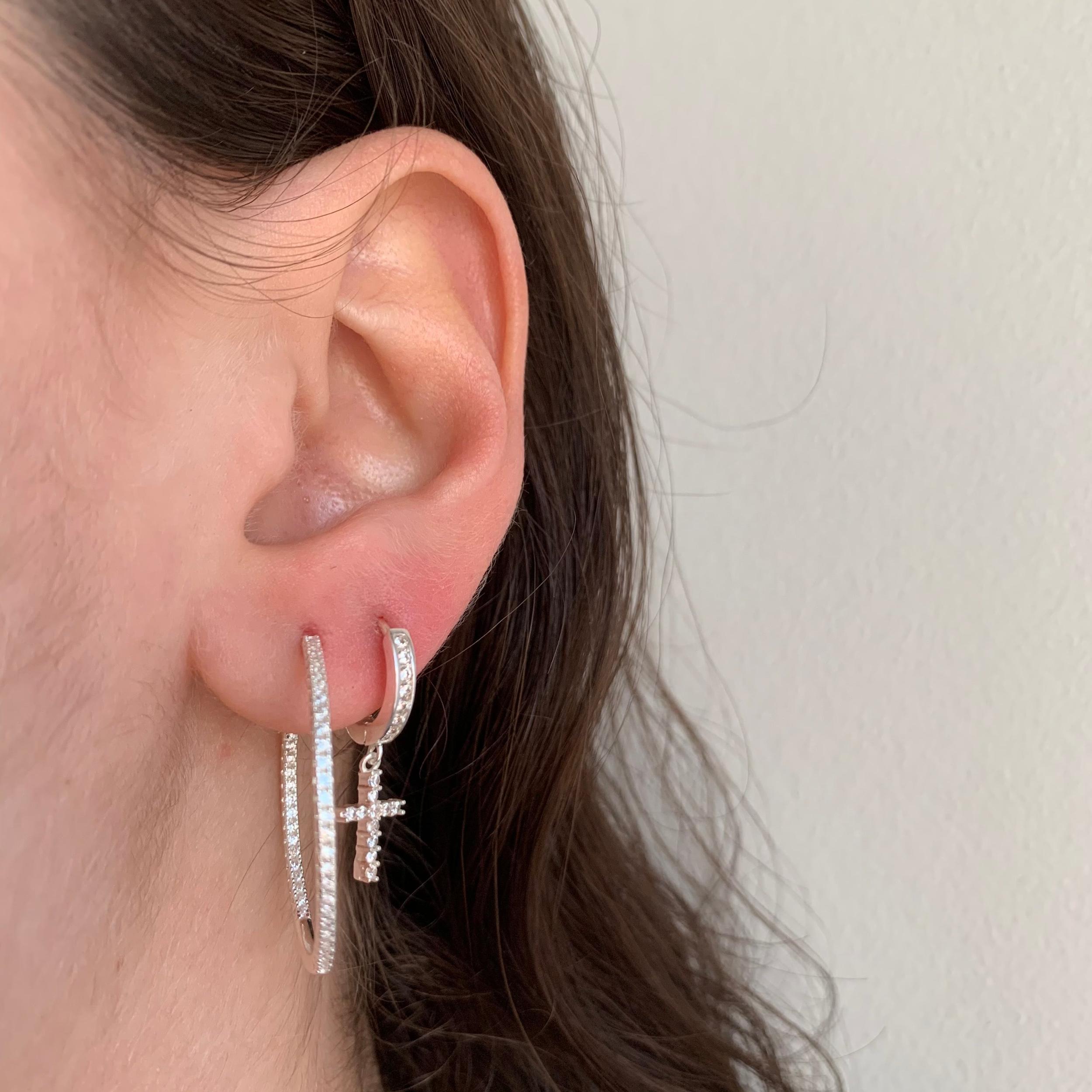 Don't Cross Me Earrings Product Image