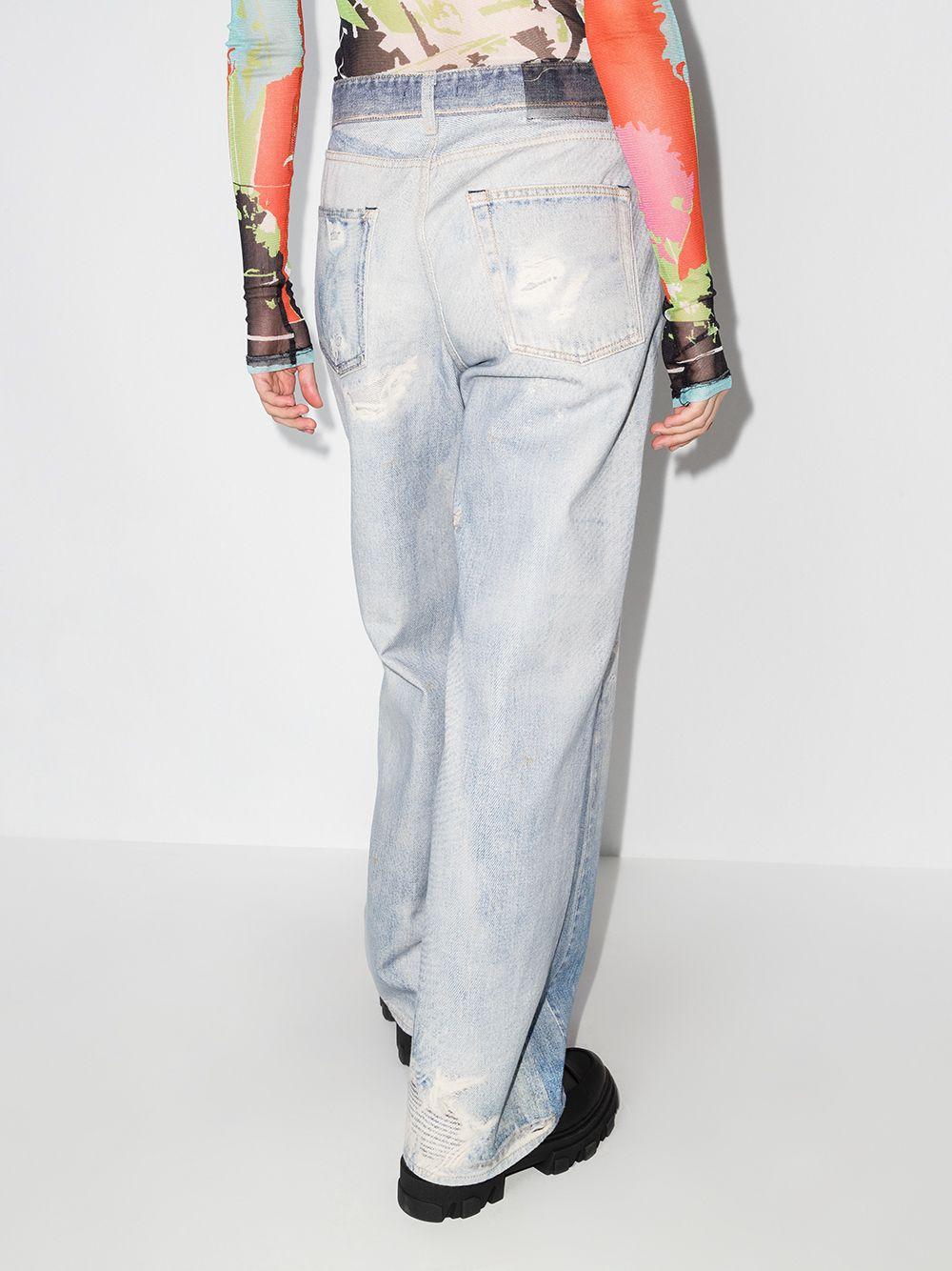 distressed-effect boyfriend jeans Product Image