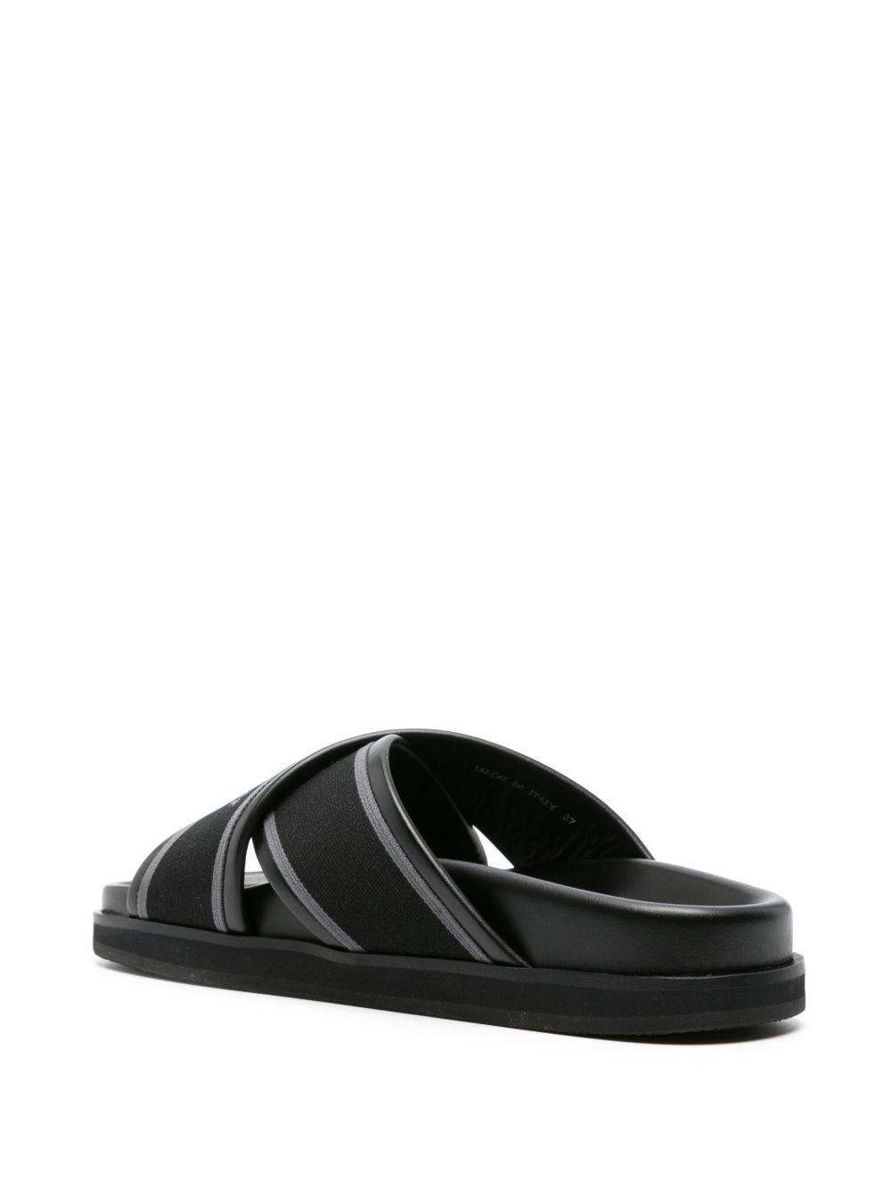 Cloud criss-cross strap slides Product Image