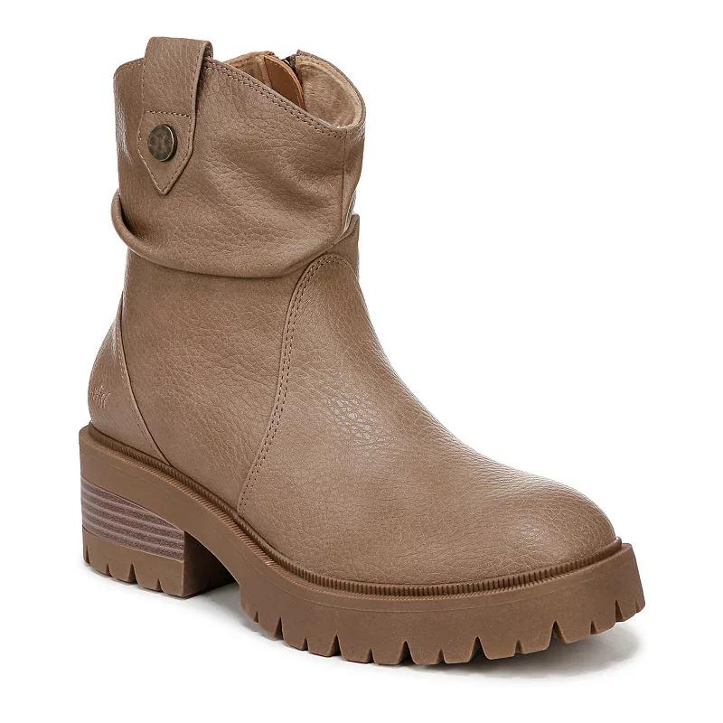 Blowfish Malibu Juniper Womens Ankle Boots Cream Brown Product Image
