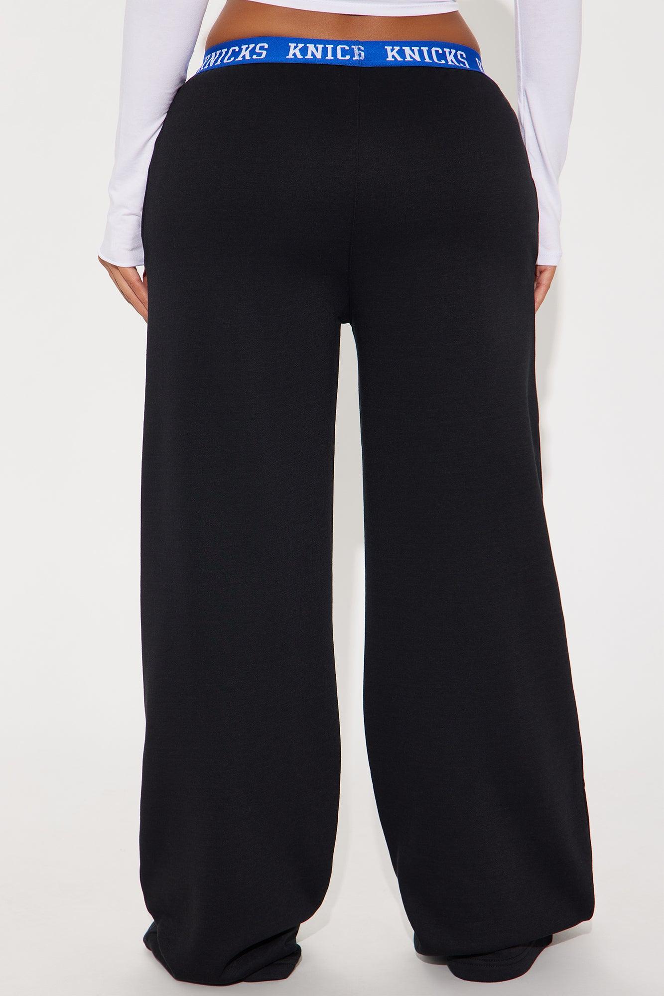 Knicks Free Throw Wide Leg Pant - Black Female Product Image
