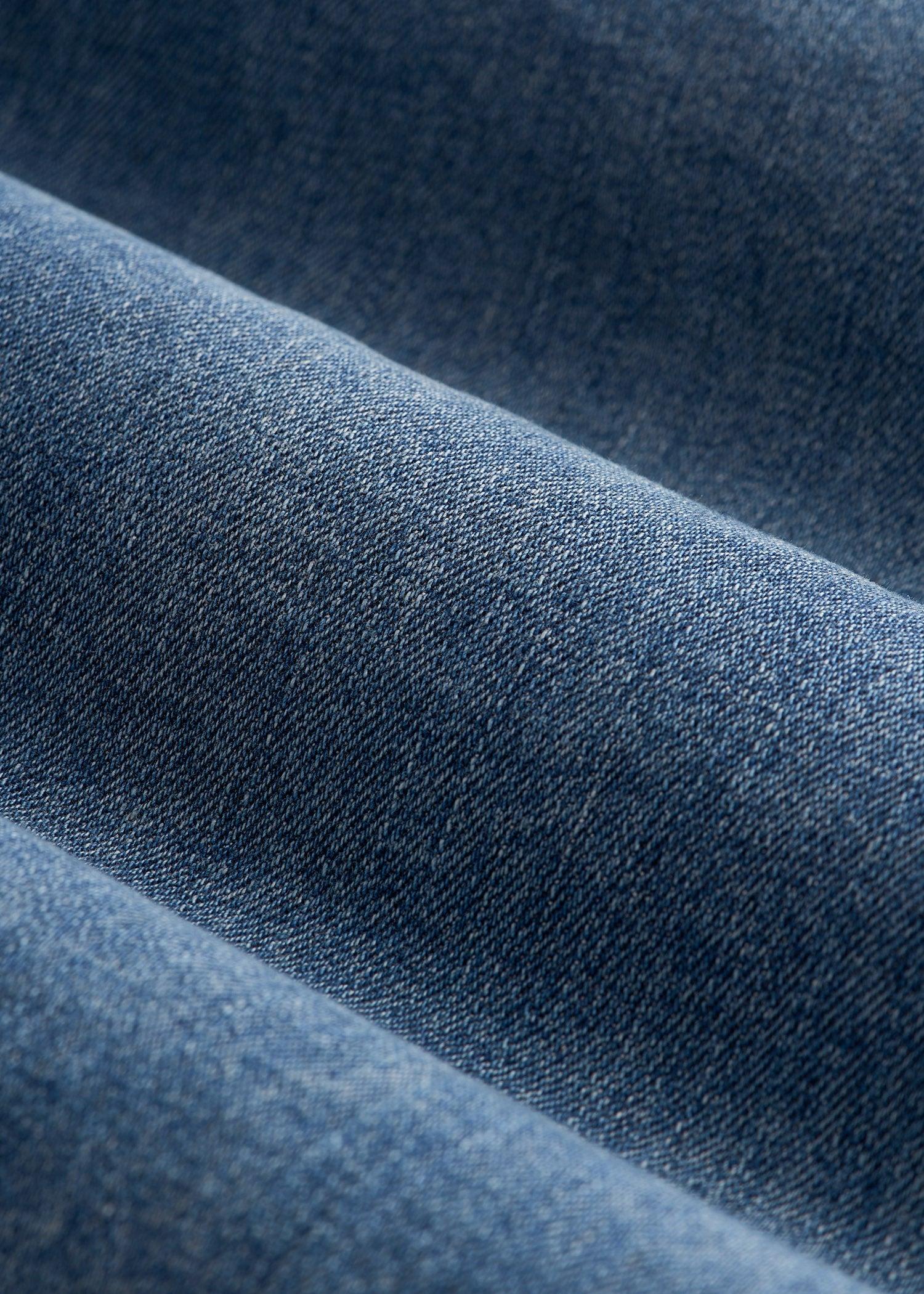 Denim Jacket for Tall Women in Vintage Medium Blue Female Product Image