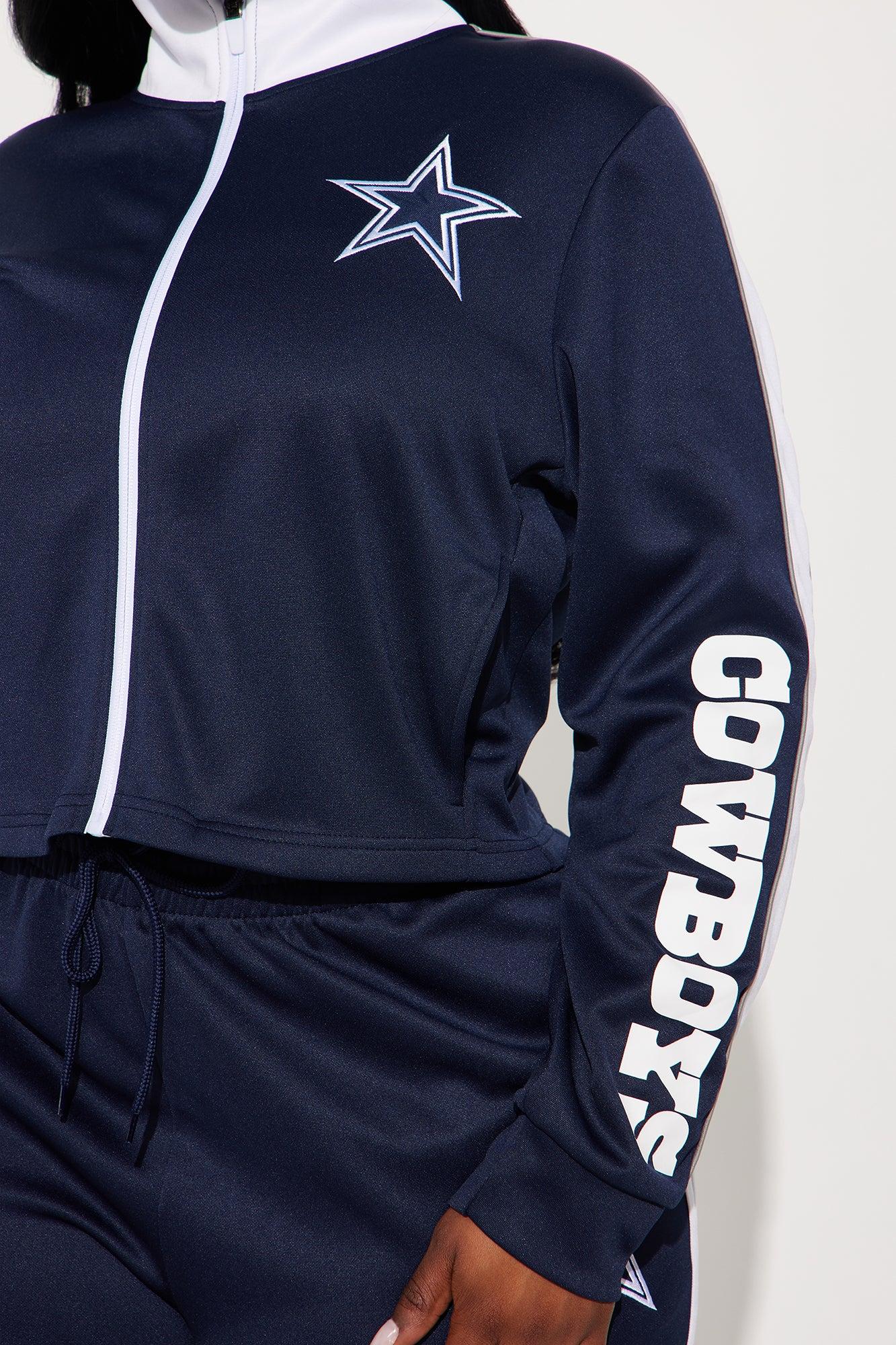 Cowboys Territory Zip Up Jacket - Navy Product Image