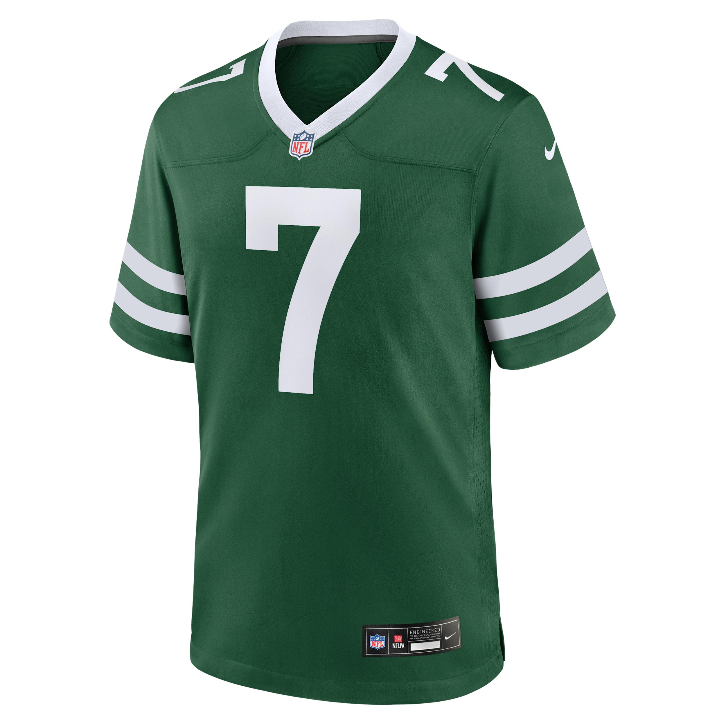 Justin Fields New York Jets Nike Mens NFL Game Jersey | 67NM03T672F-6X3 Product Image