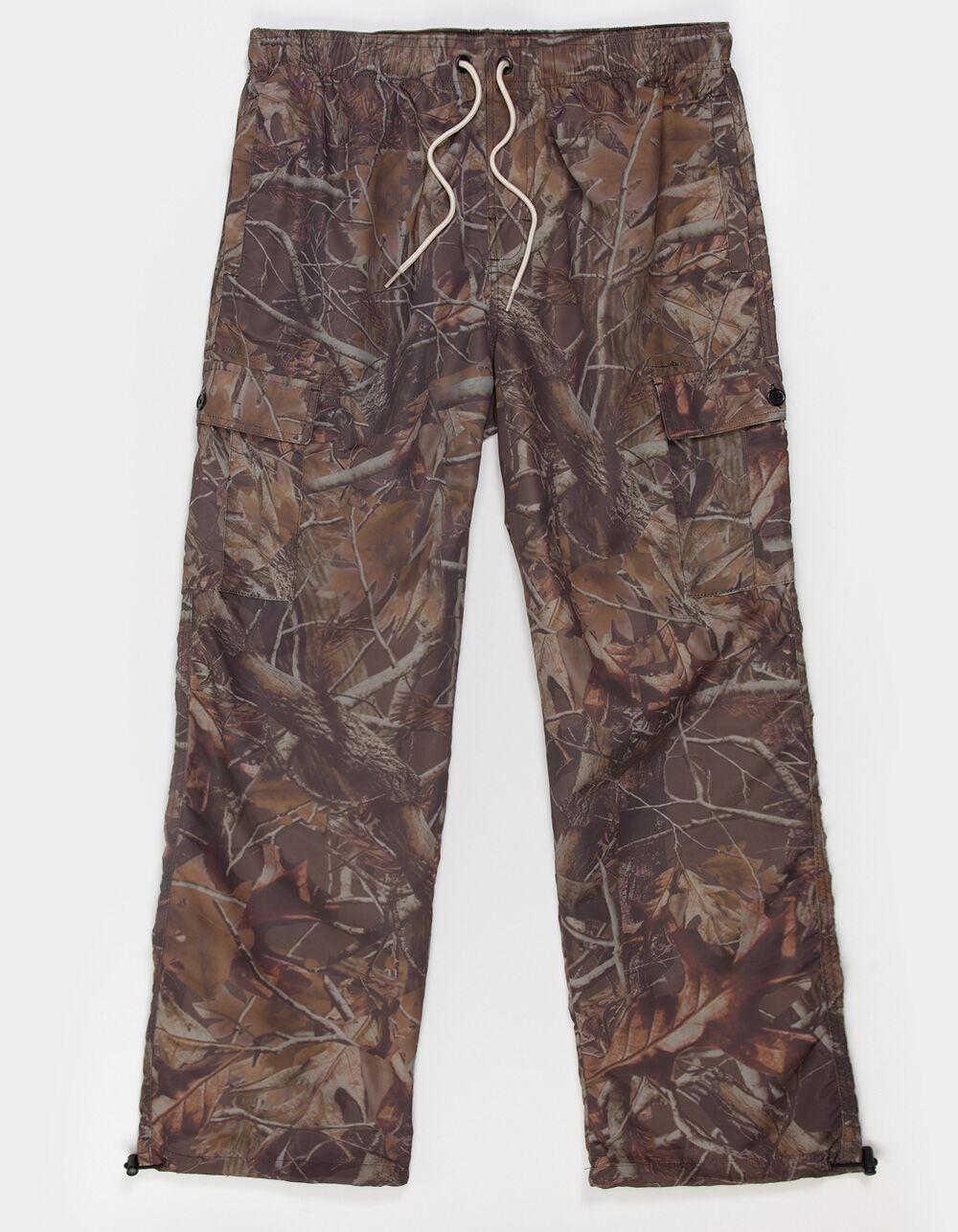 LIRA Azalea Mens Loose Fit Nylon Cargo Pants - CAMO Product Image