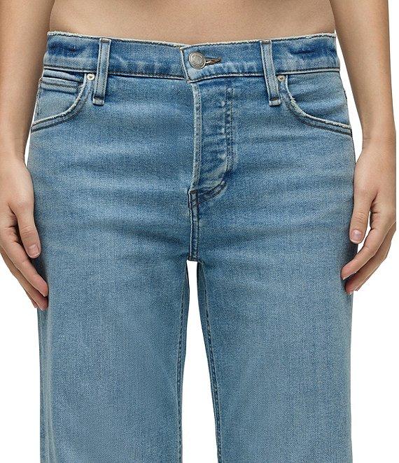 Hudson Jeans Rosie Denim High Rise Wide Leg Cuff Jeans Product Image
