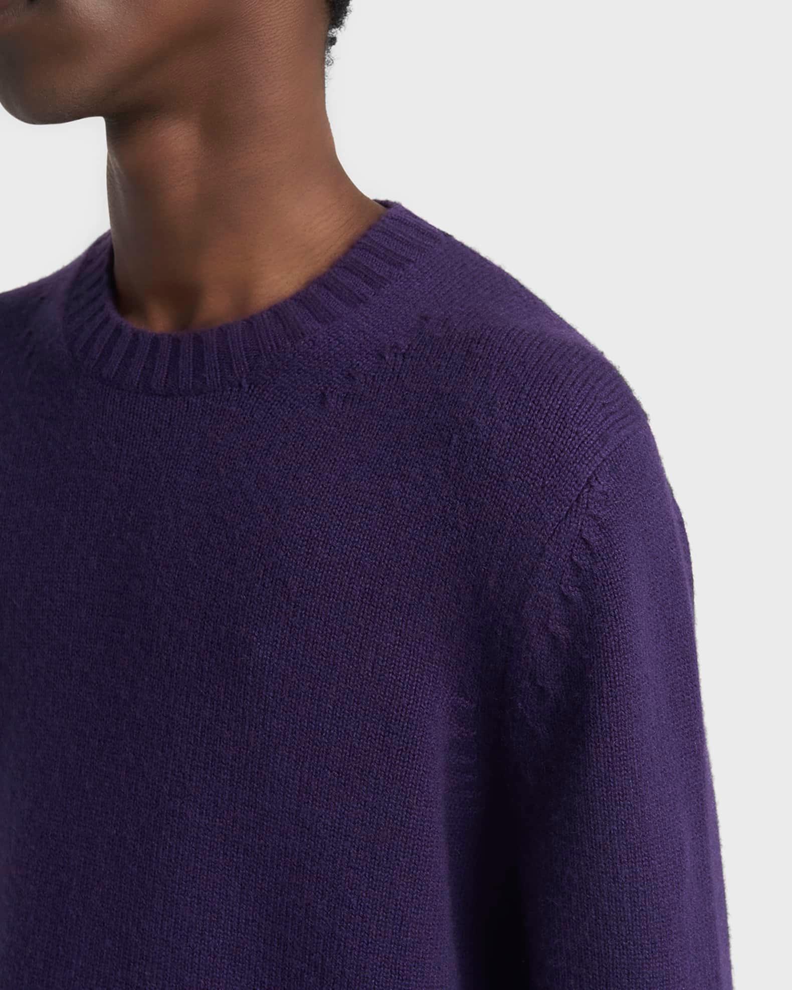 Men's 5 Gauge Cashmere Crewneck Sweater Product Image