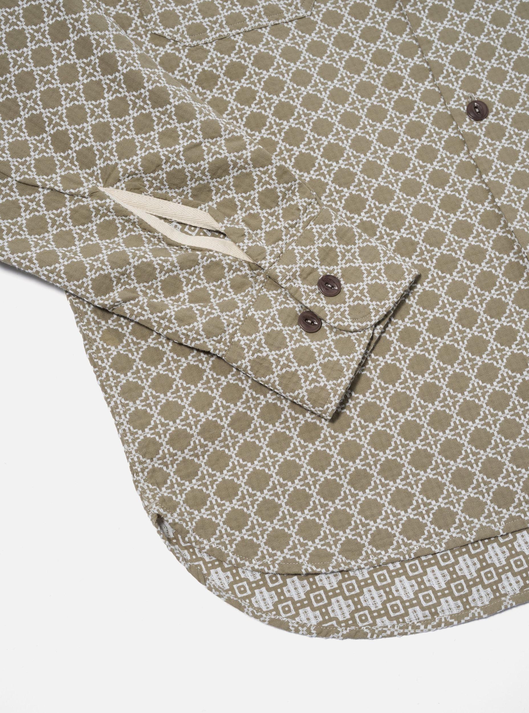 Sand/White Rhodes Cotton Work Shirt Product Image