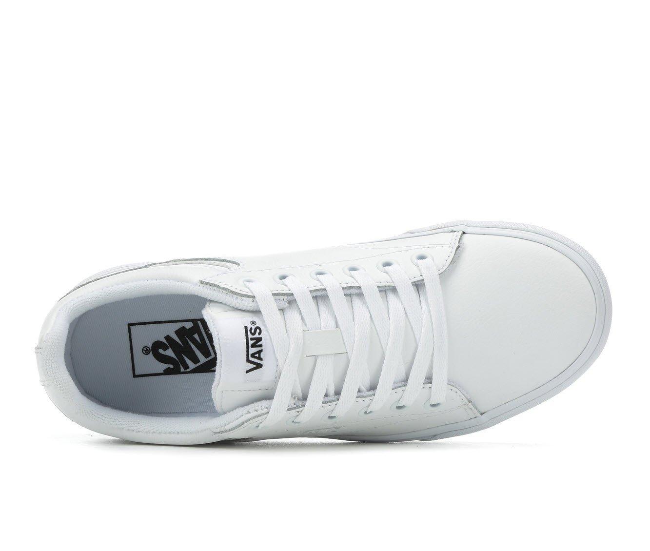 Women's Vans Seldan Leather Skate Shoes Product Image