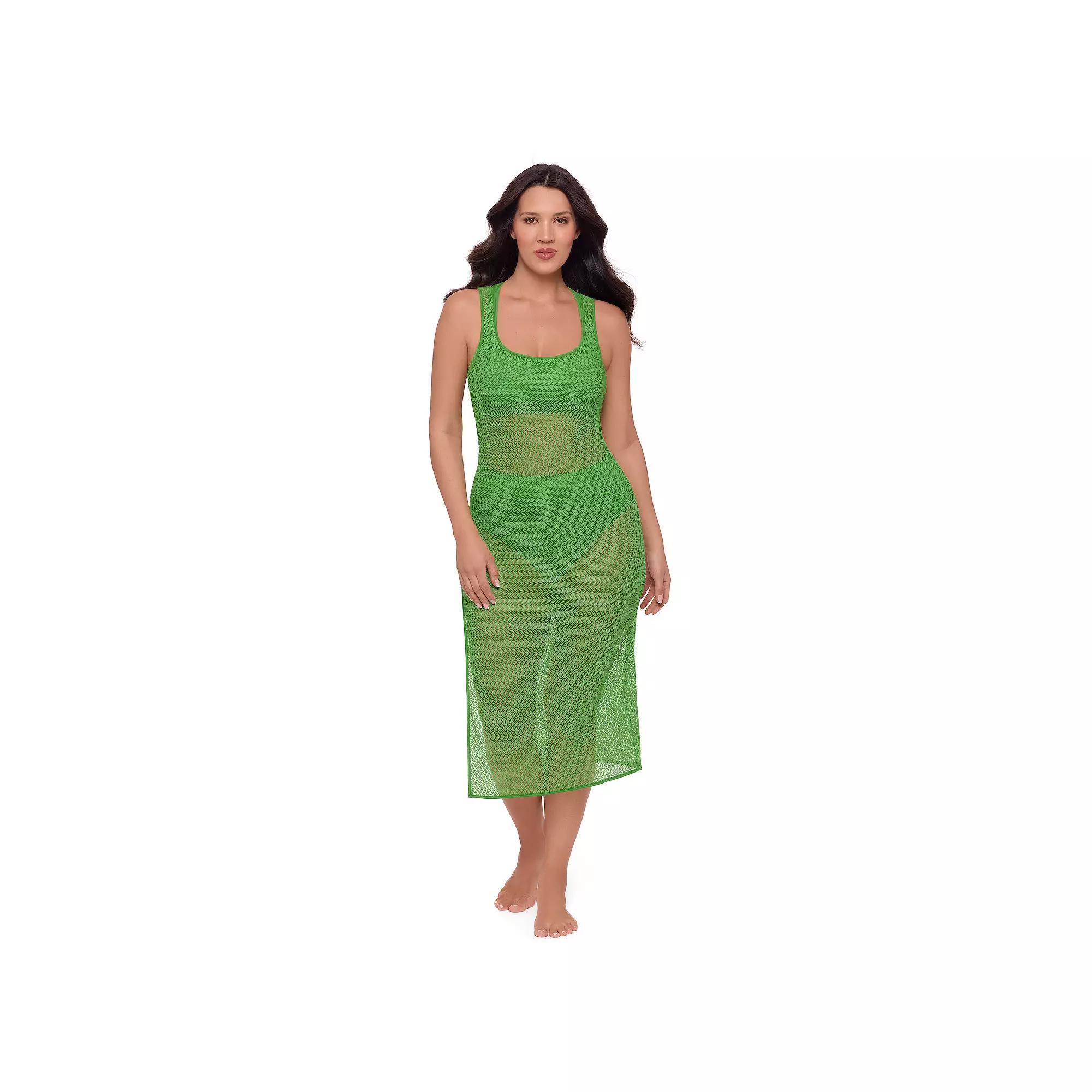 Women's S3 Swim Crochet Maxi Dress with Side Slit,  Product Image