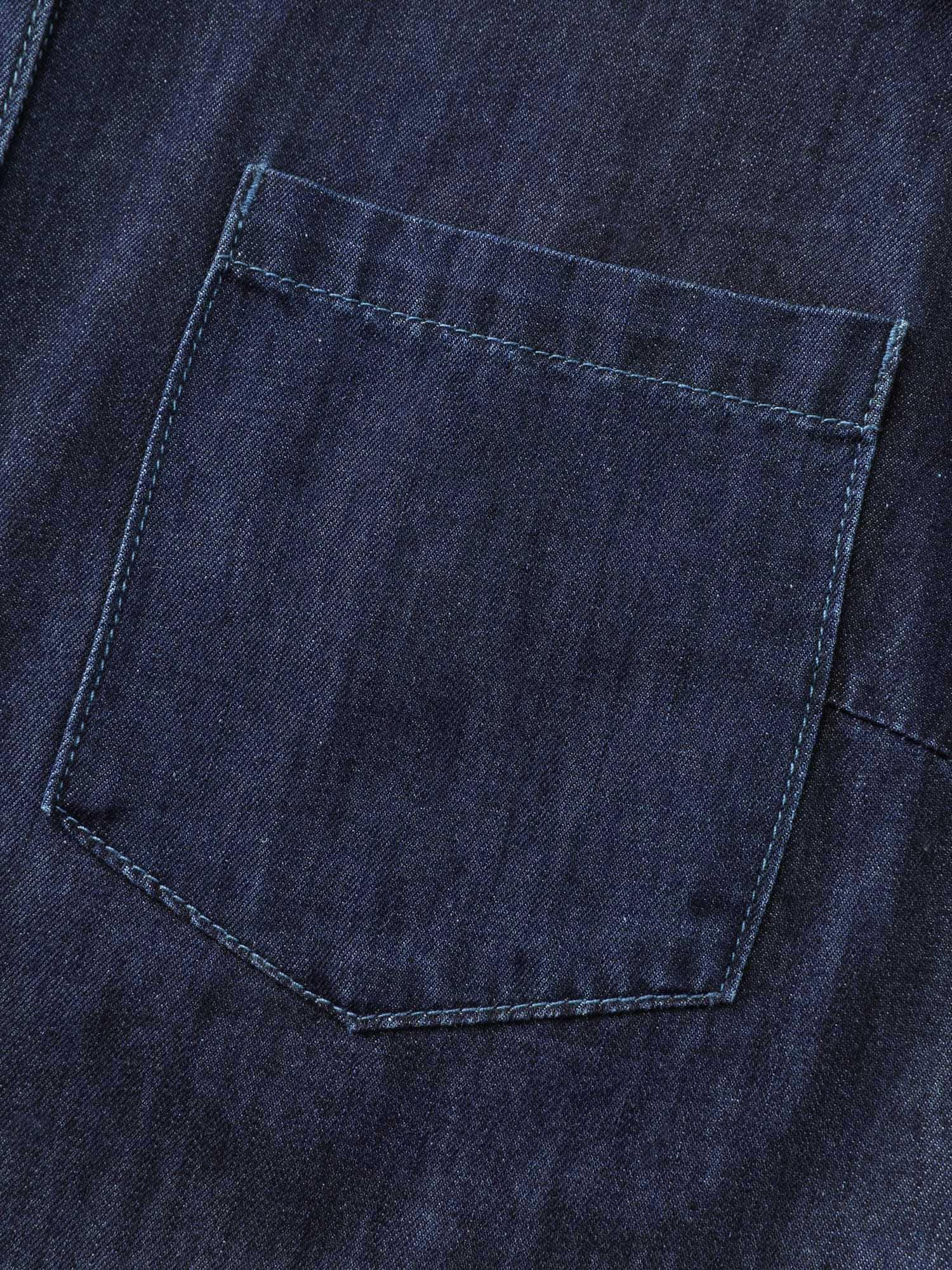 Supersoft Button-Down Denim Top Female Product Image