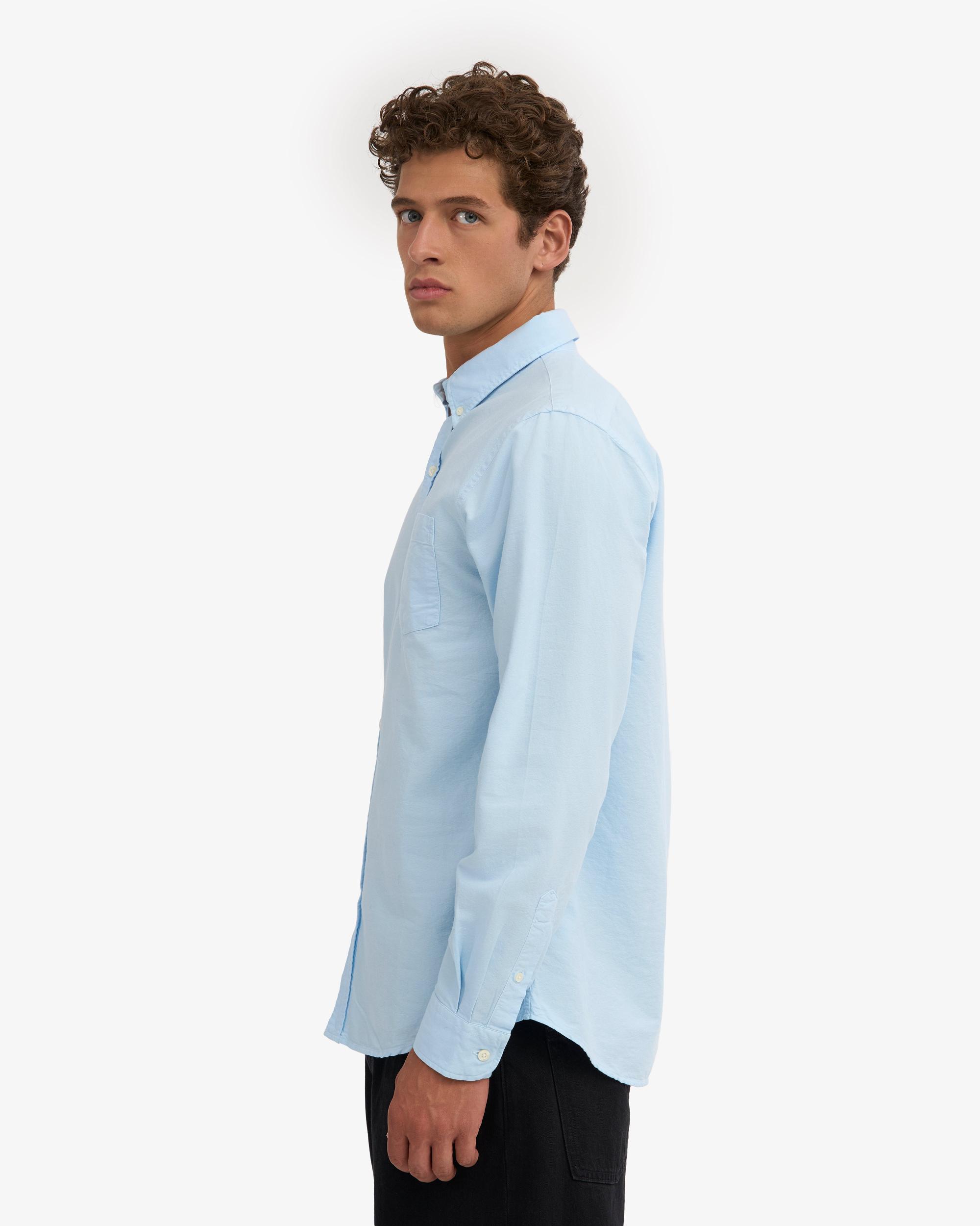 Organic Button Down Shirt - Hunter Green Product Image