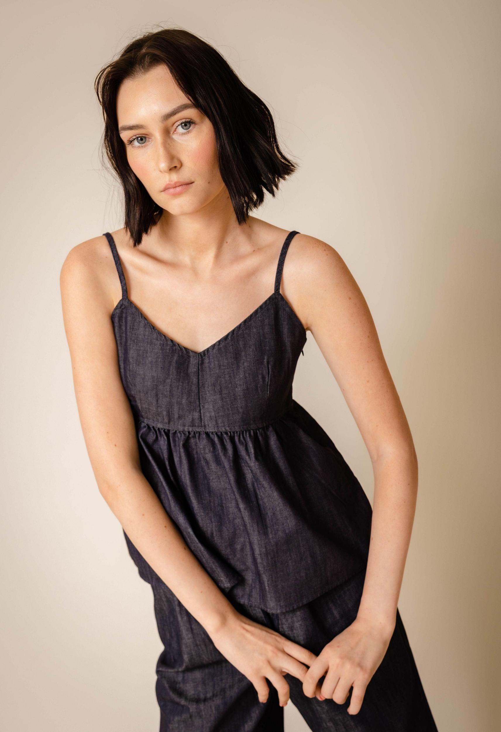 Dallas Denim Top Product Image