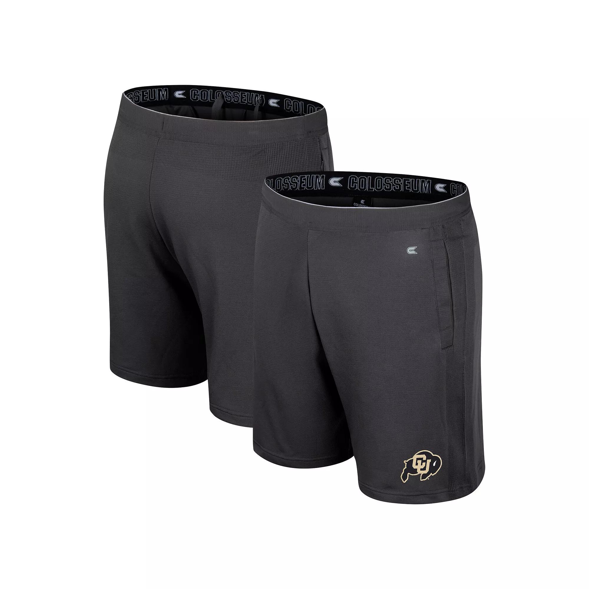 Men's Colosseum Charcoal Colorado Buffaloes Forget Shorts,  Product Image