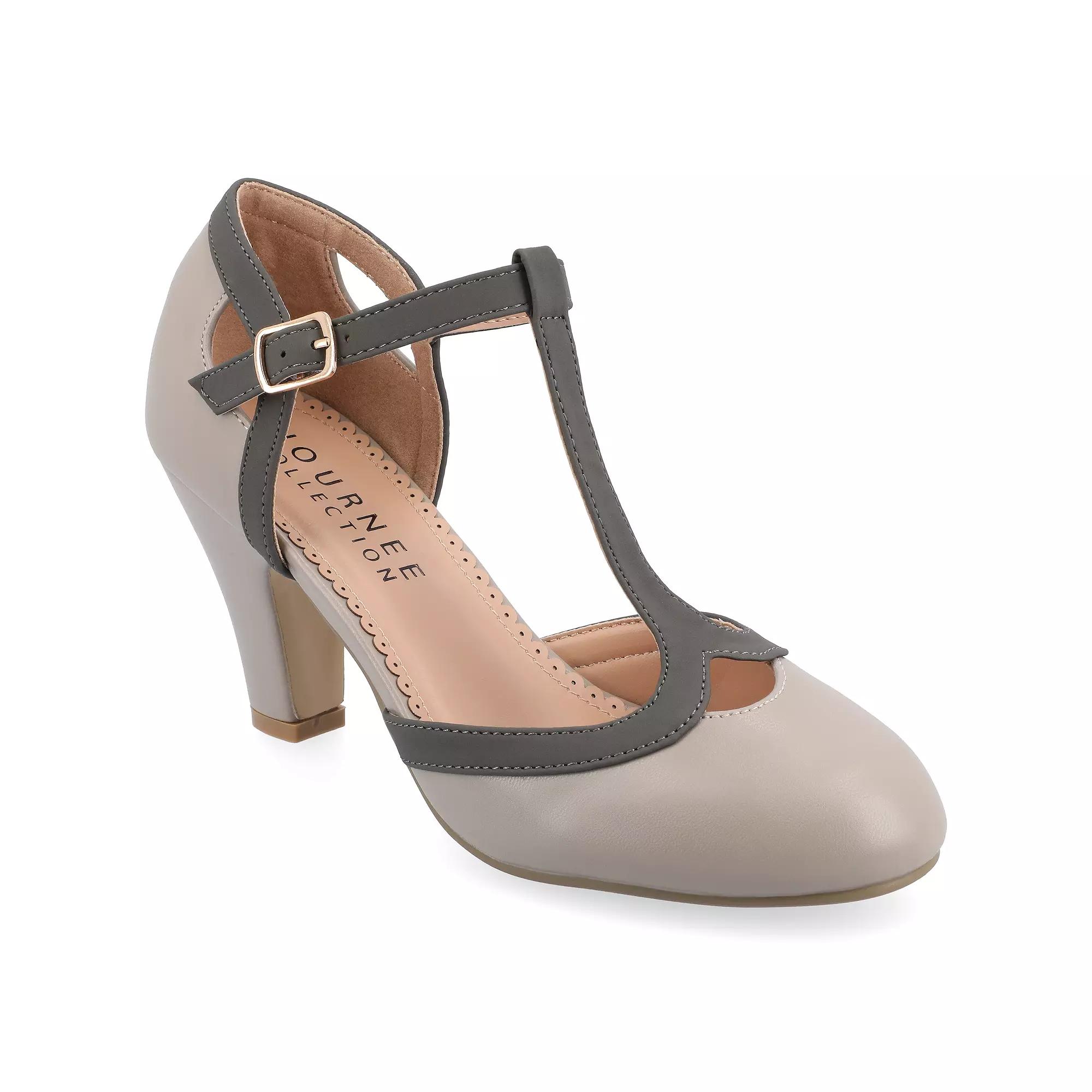 Journee Olina Women's Mary Jane Heels,  Product Image
