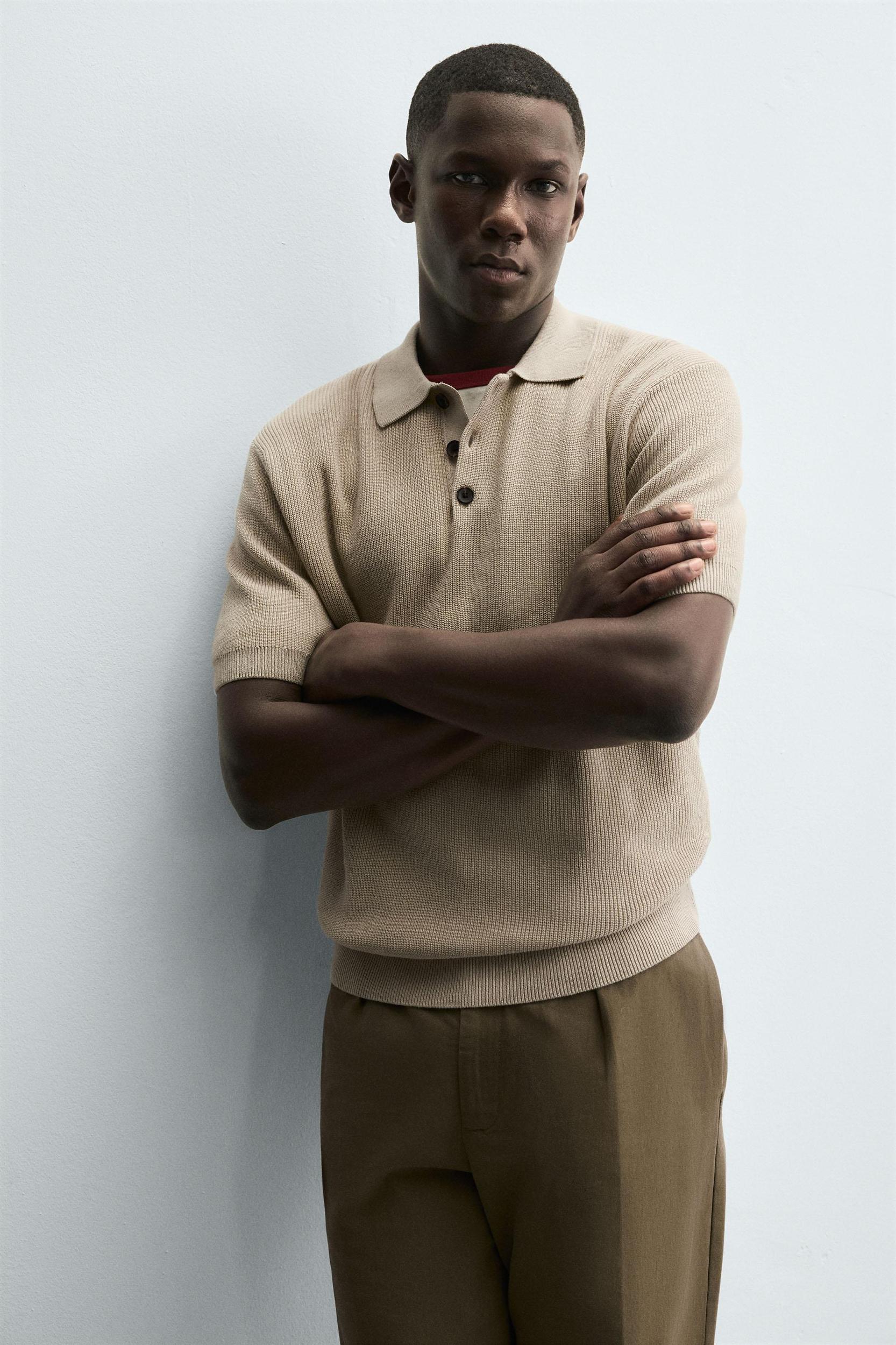 PEARL KNIT POLO SHIRT Product Image