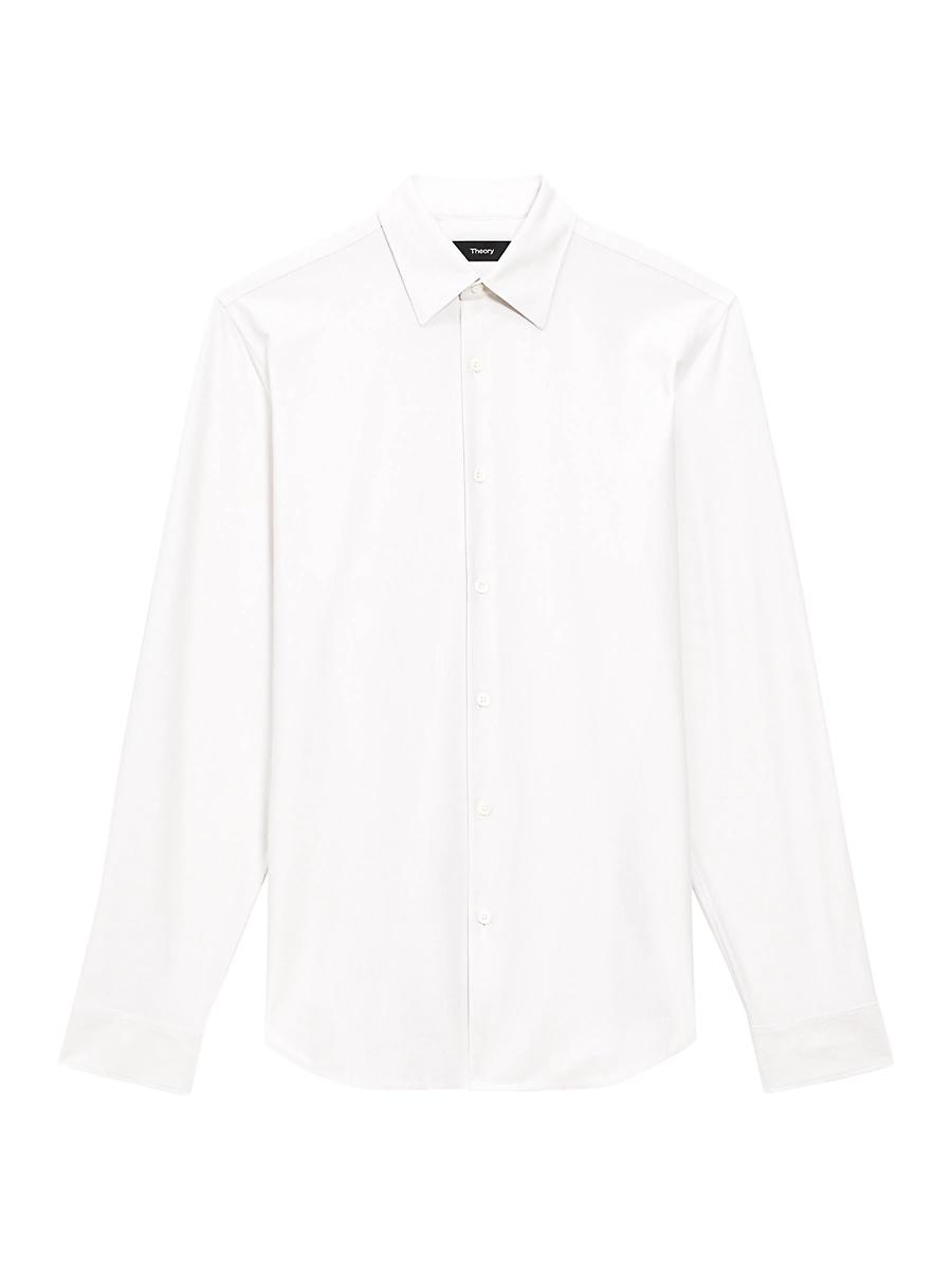 Mens Sylvain Cotton-Blend Button-Front Shirt Product Image