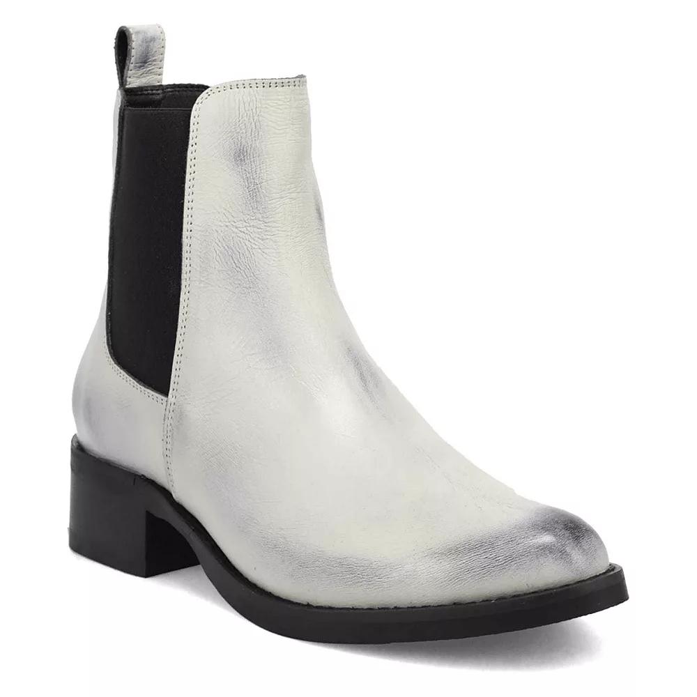 Dingo Camino Men's Leather Chelsea Boots, Size: 10, White Product Image