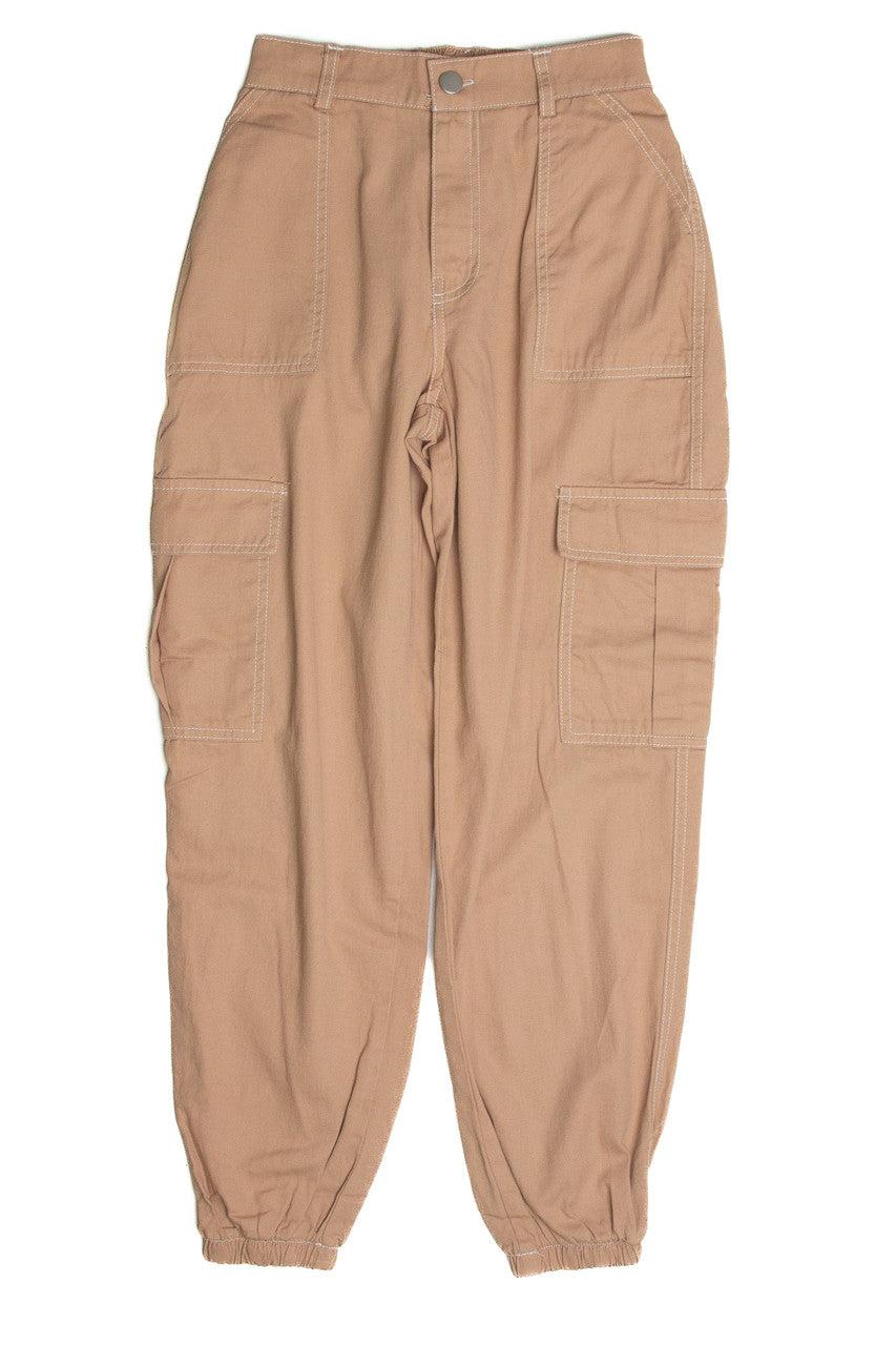 Taupe Cargo Joggers Product Image