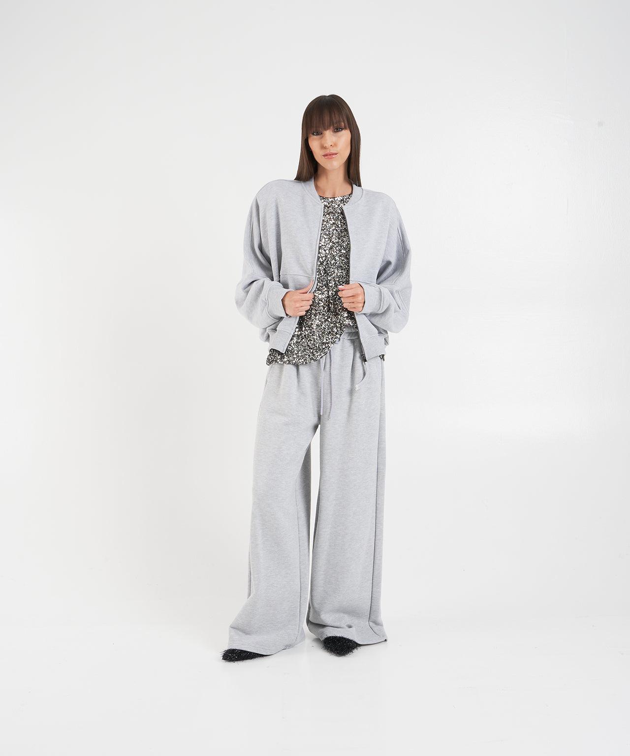 Sweatshirt bomber jacket Product Image