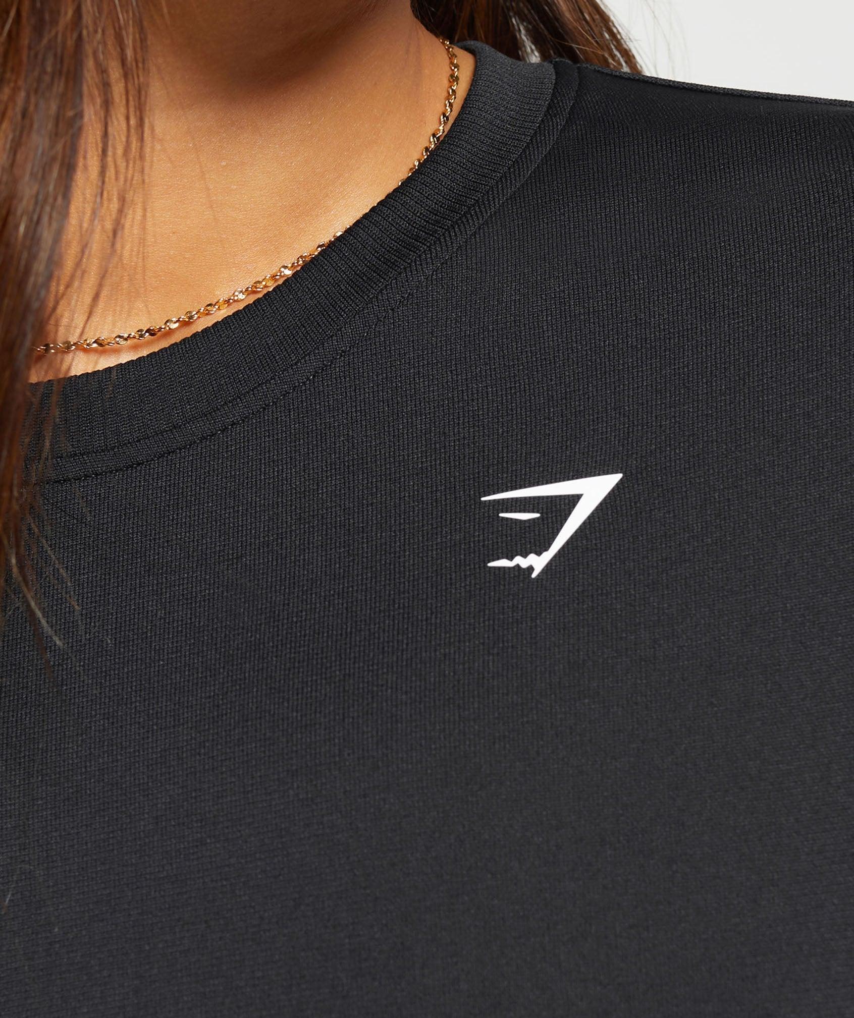Gymshark Everyday Seamless Long Sleeve Top - Black Female Product Image