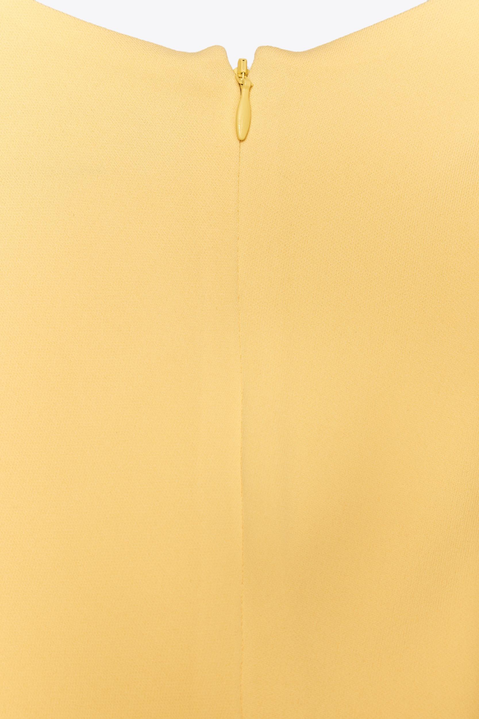 SHORT DRESS WITH RUCHING Product Image