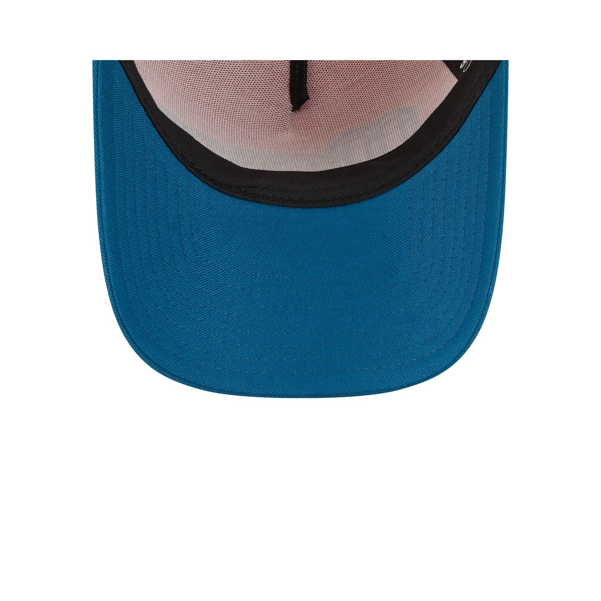 Dallas Mavericks Orange Glaze 9FORTY A-Frame Trucker Hat Male Product Image