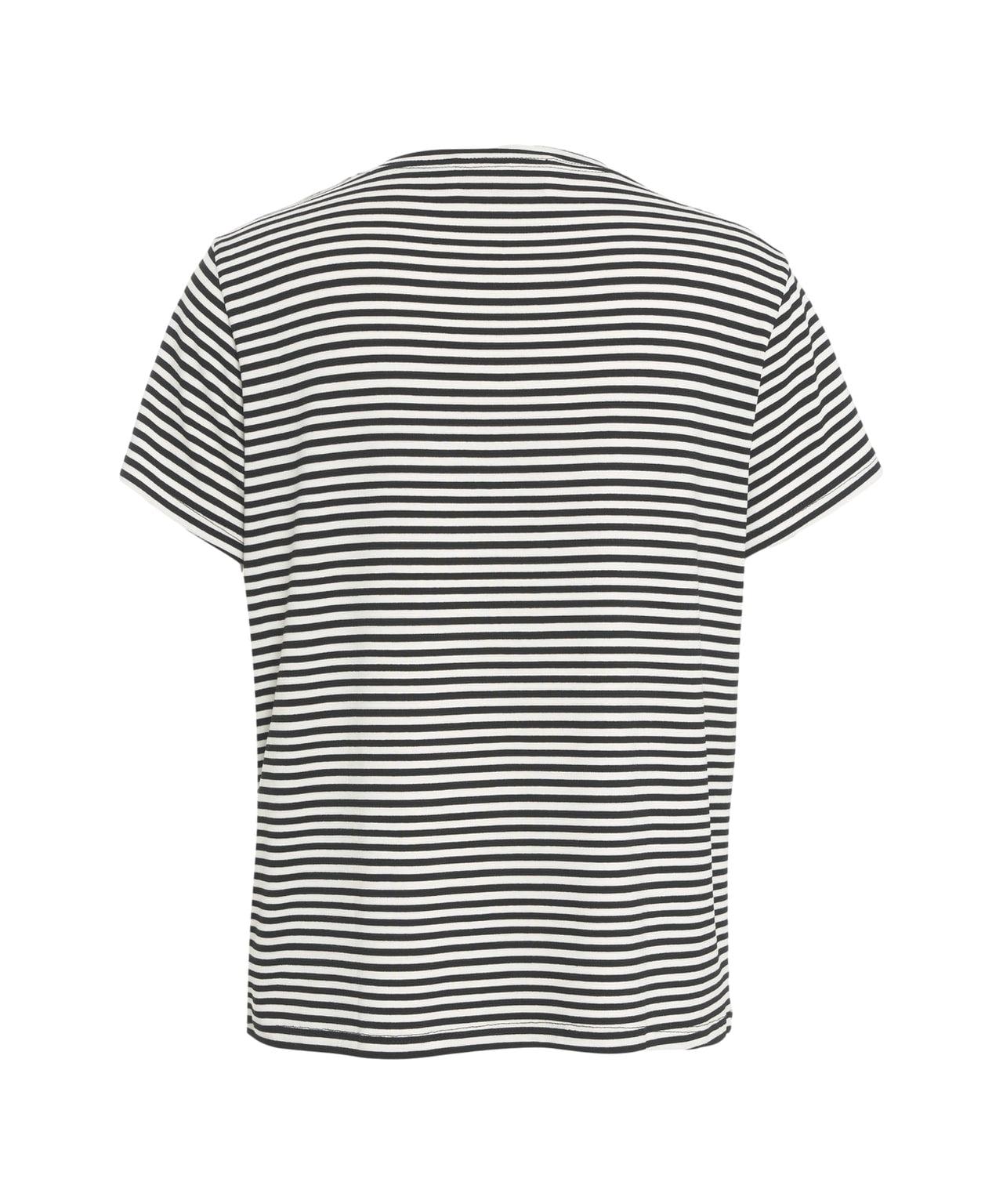 Striped viscose t-shirt Product Image