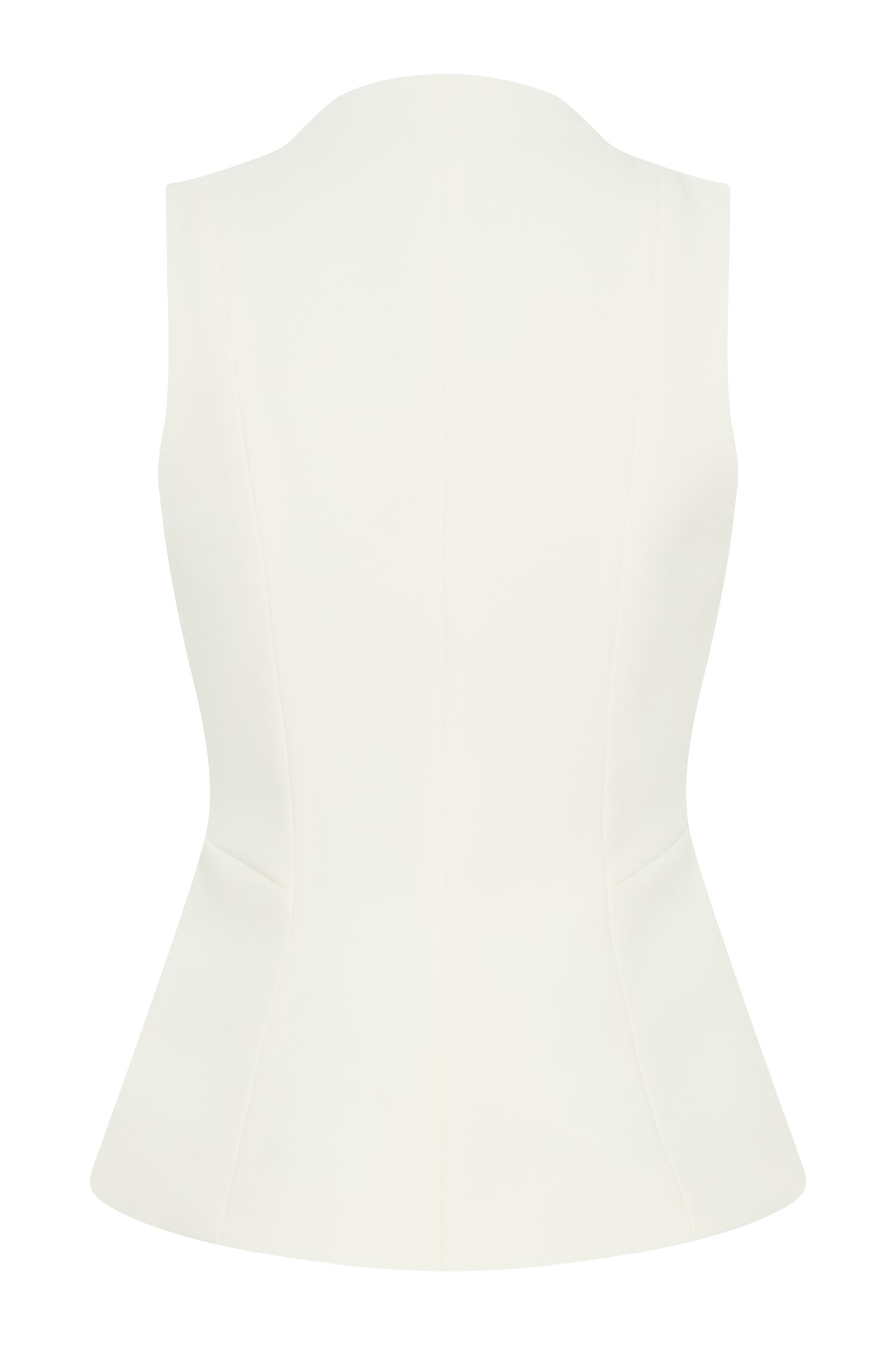 Melinda Structured Vest Top - Ivory Product Image