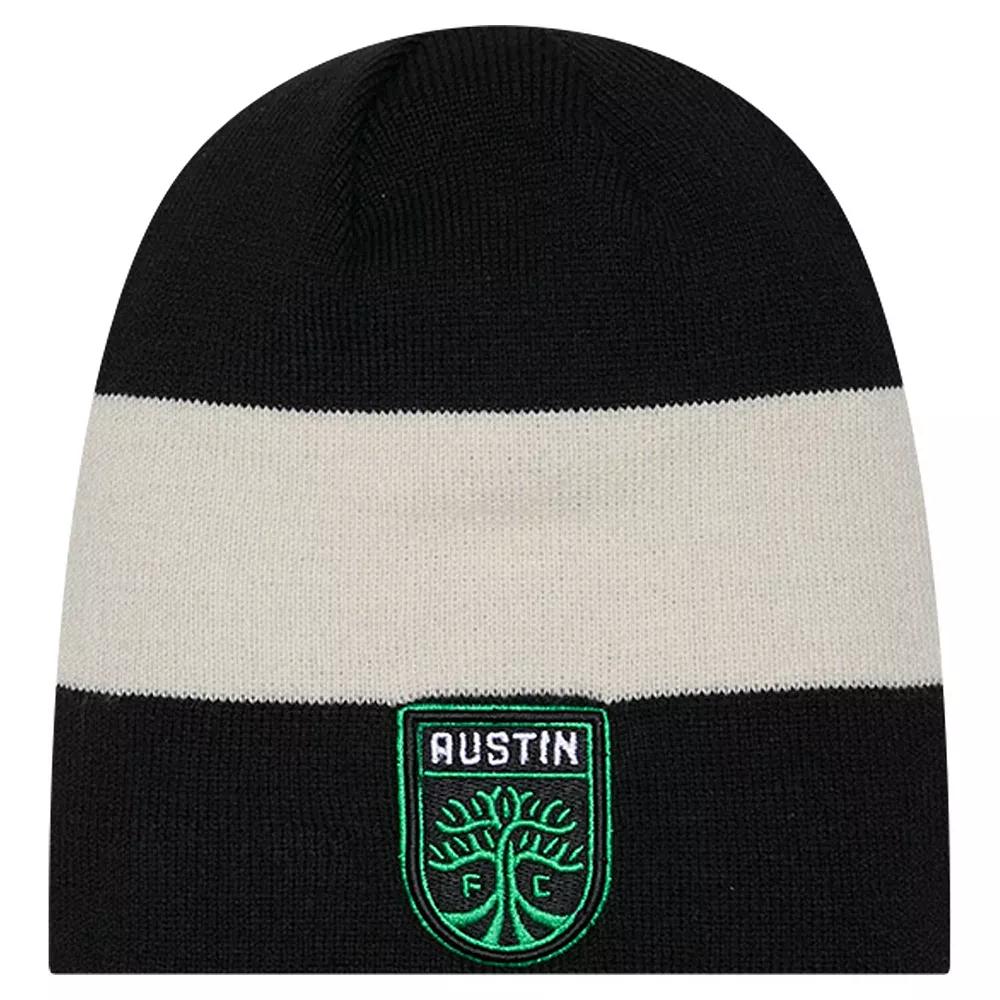 Men's New Era Black Austin FC 2024 Kick Off Collection Knit Beanie, Afc Black Product Image