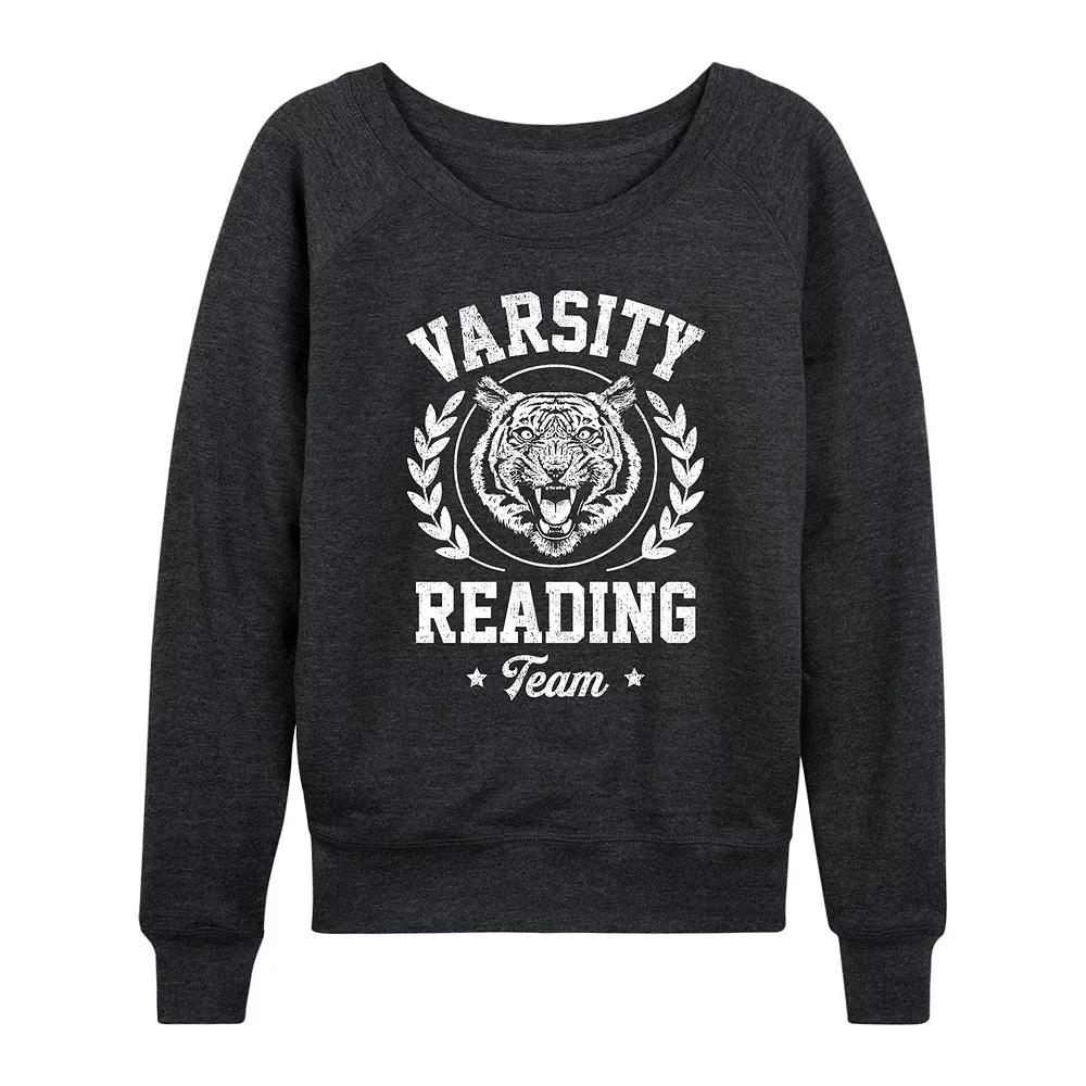 Women's Varsity Reading Team Tiger French Terry Long Sleeve Tee, Girl's,  Product Image