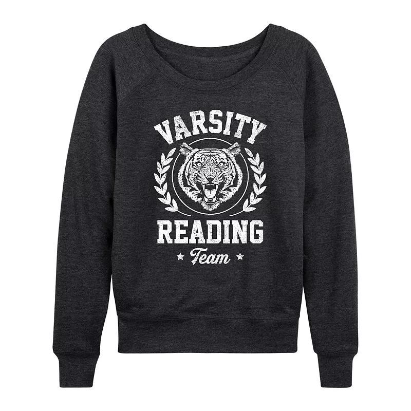 Women's Varsity Reading Team Tiger French Terry Long Sleeve Tee, Girl's,  Product Image