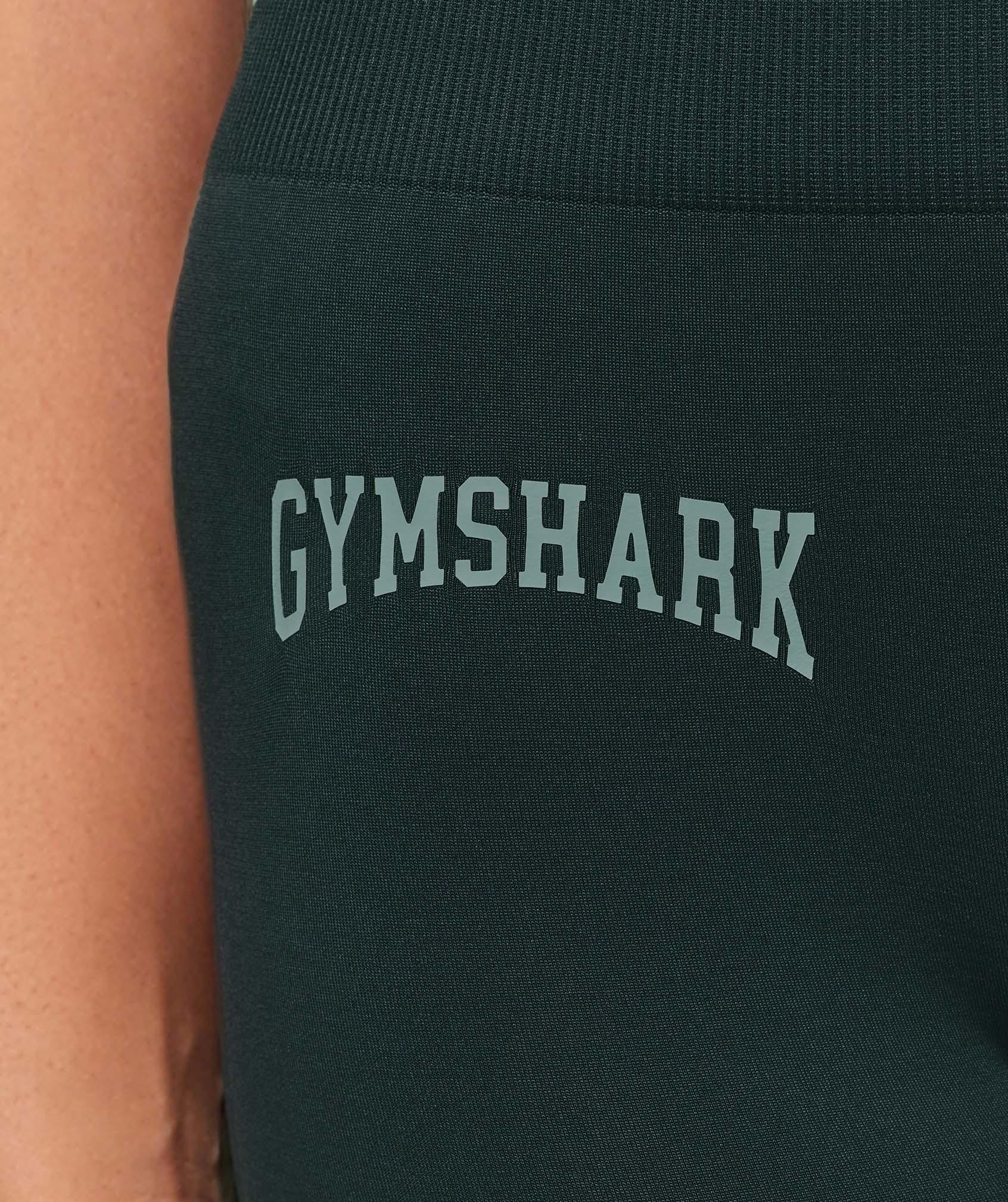 Gymshark Everyday Seamless Graphic Leggings - Darkest Teal Female Product Image