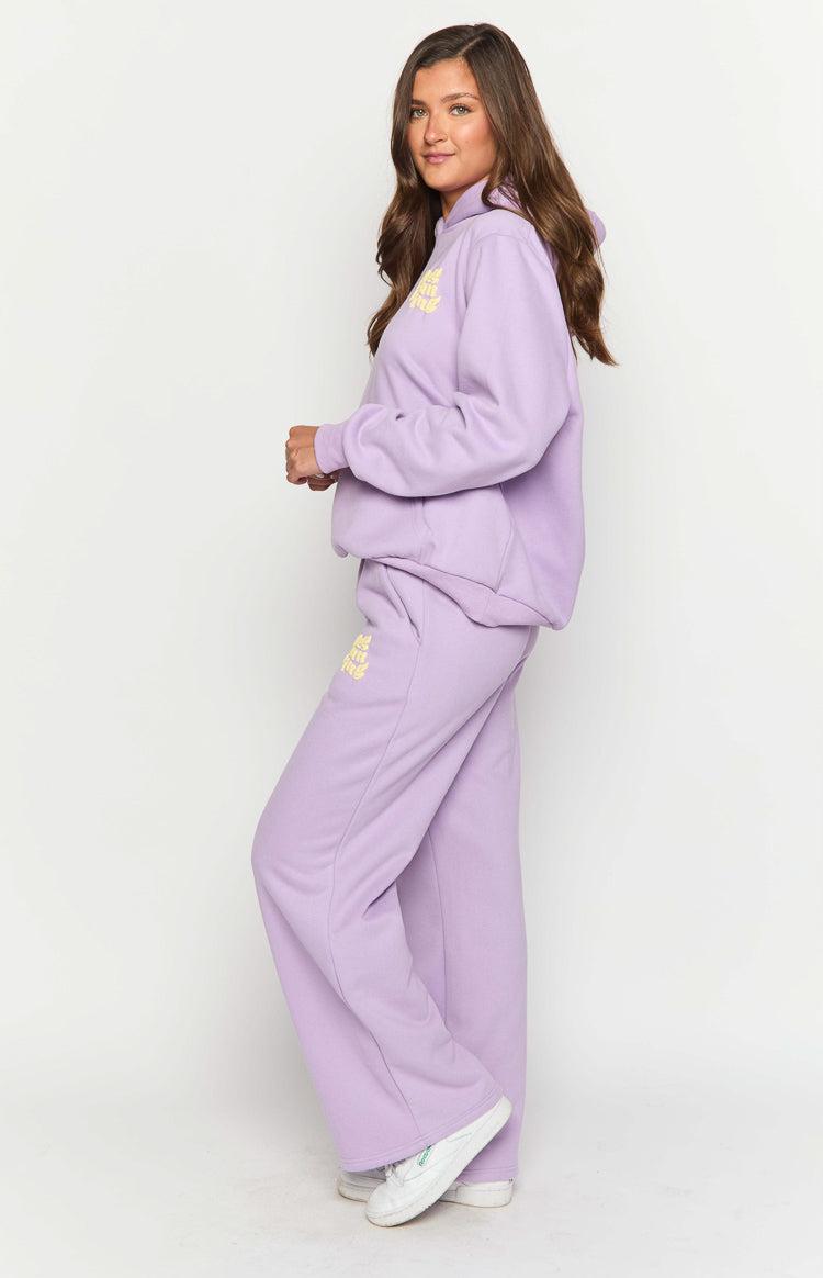 Beginning Purple Snuggle Track Pants Product Image
