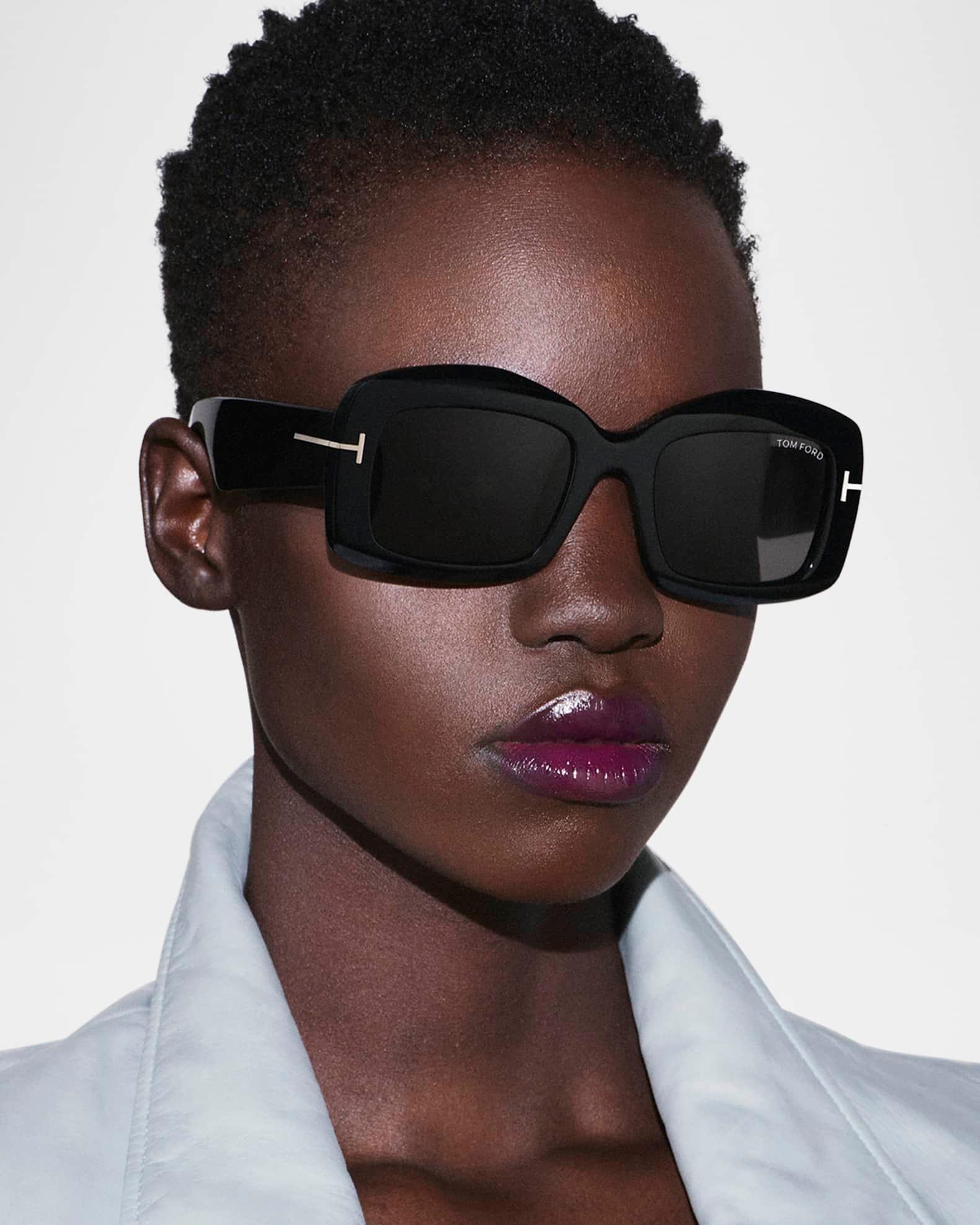 Venetia Rectangle Acetate Sunglasses Product Image