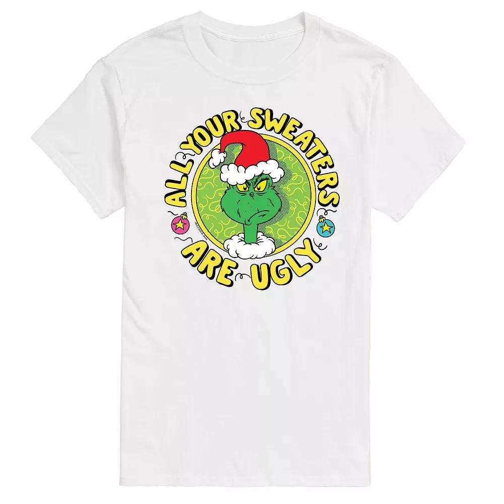 Men's Dr. Seuss The Grinch All Your Sweaters Are Ugly Graphic Tee,  Product Image