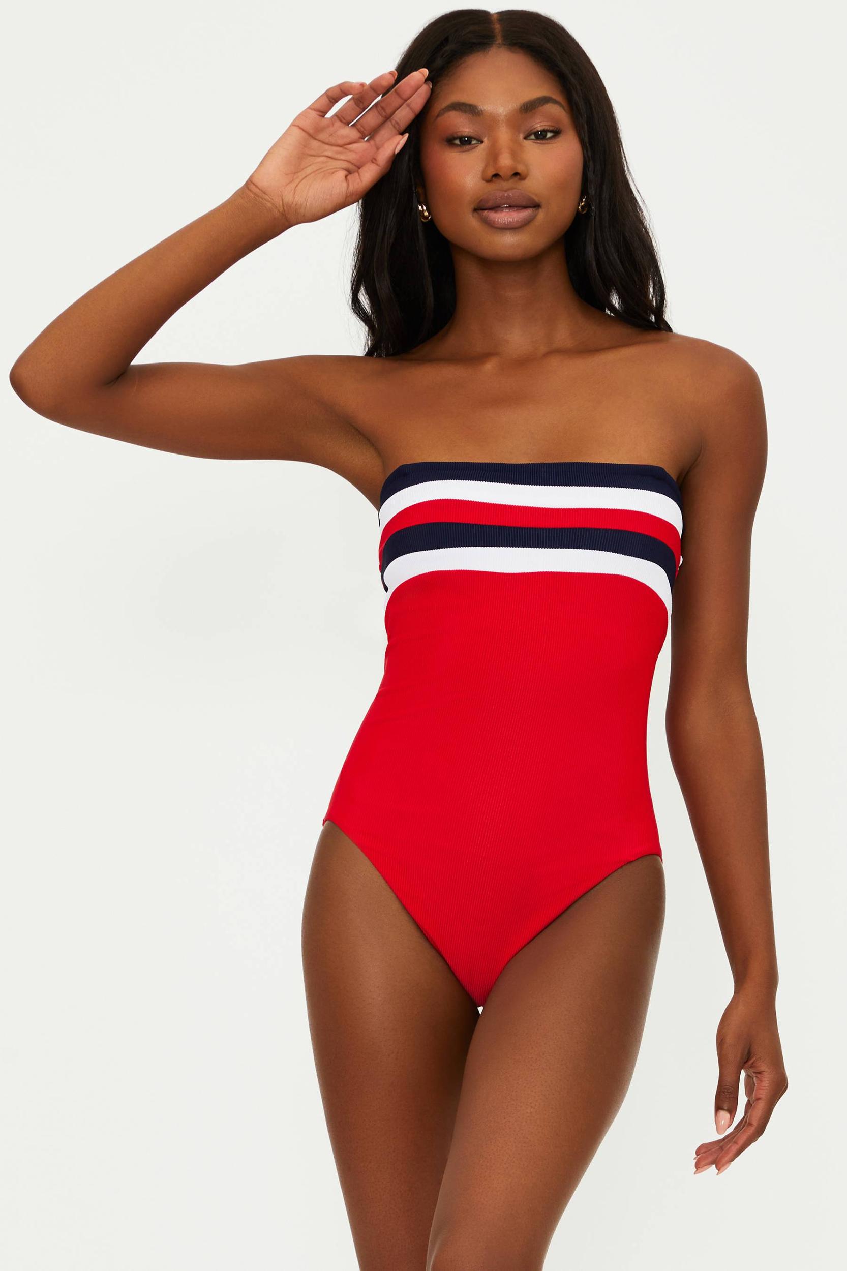 Jessa One Piece American Colorblock Product Image