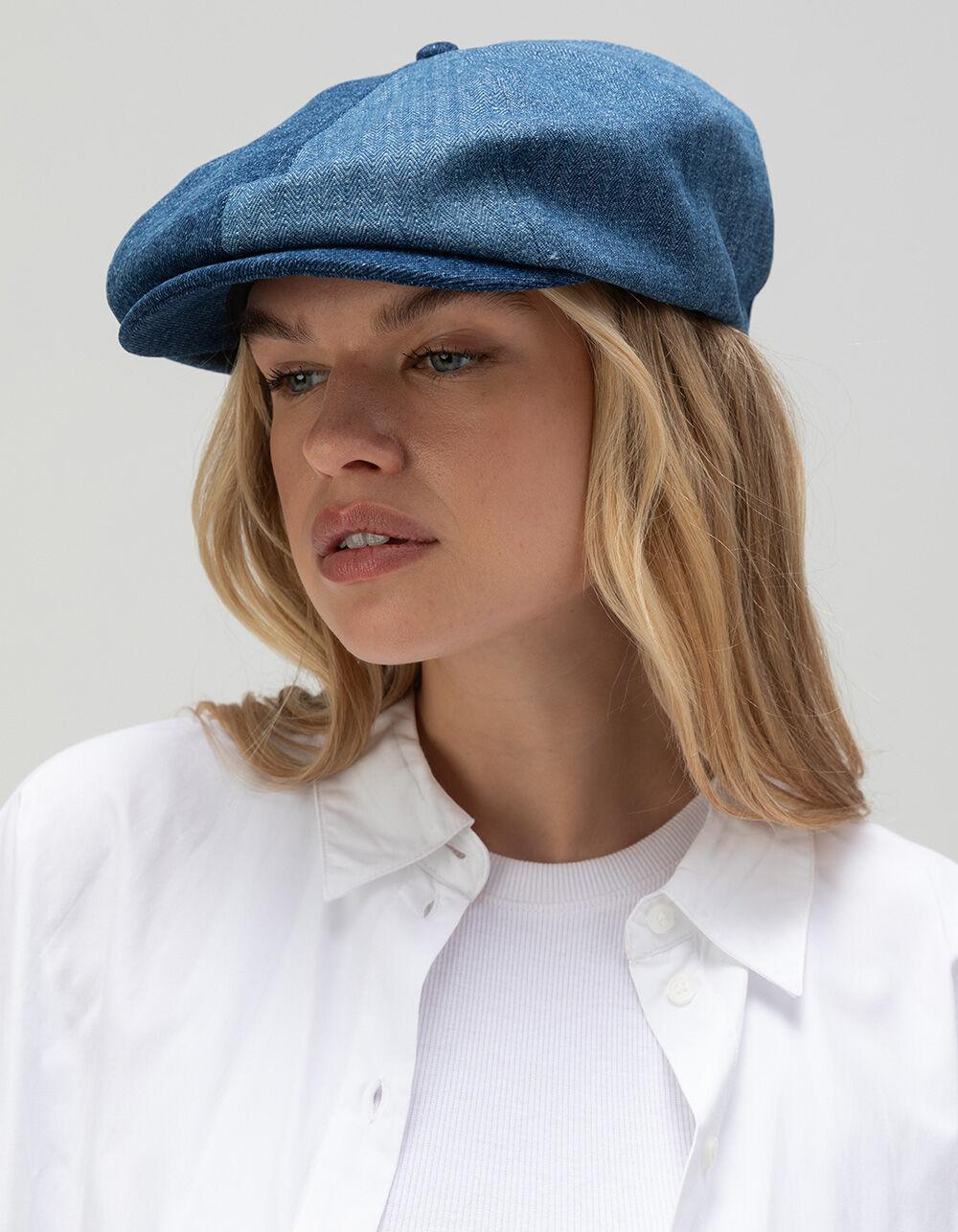BRIXTON Reserve Assembly Brood Newsboy Cap - BLUE Product Image