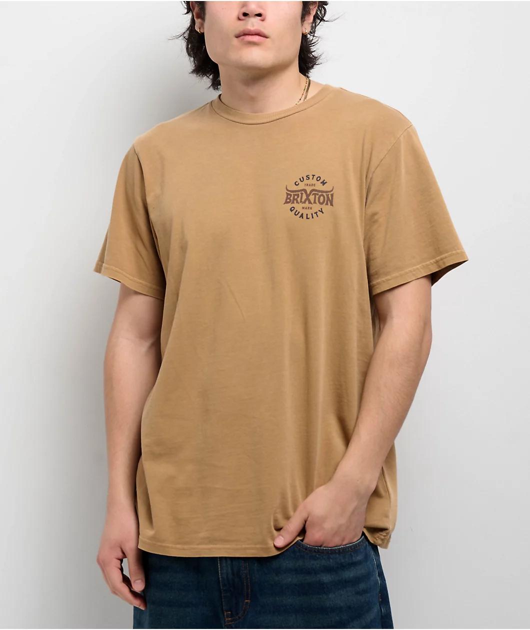 Brixton Gibson Dijon T-Shirt Product Image