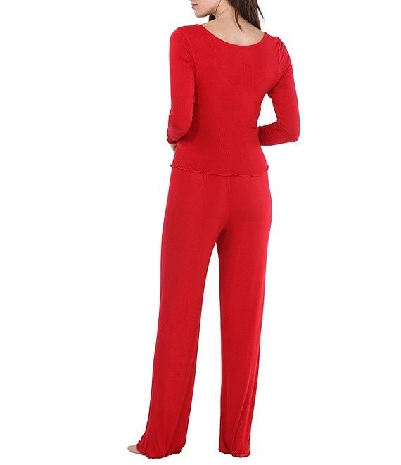 Honeydew Intimates Dreamland Long Sleeve V-Neck Knit Lounge Set Product Image