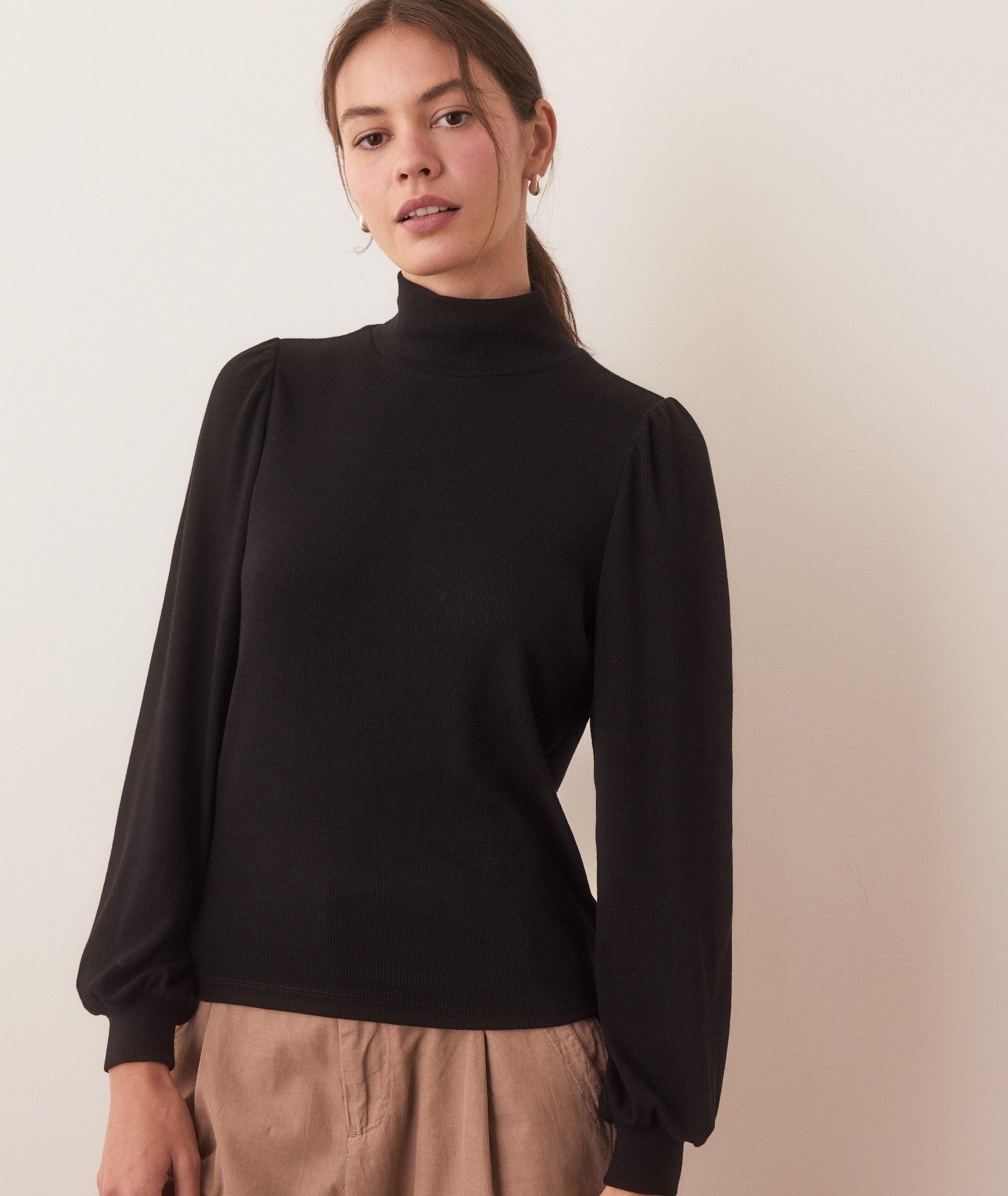 Lexi Puff Sleeve Turtleneck Product Image