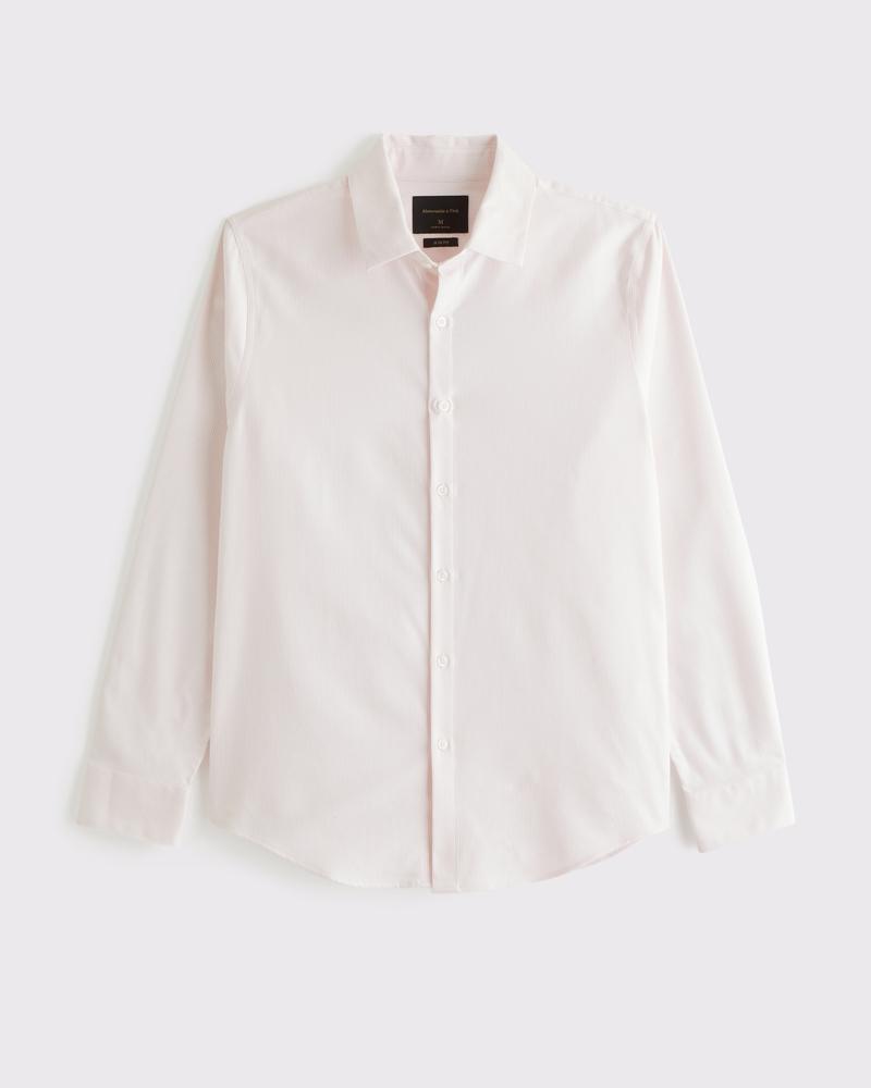 The A&F Collins Slim Suiting Shirt Product Image