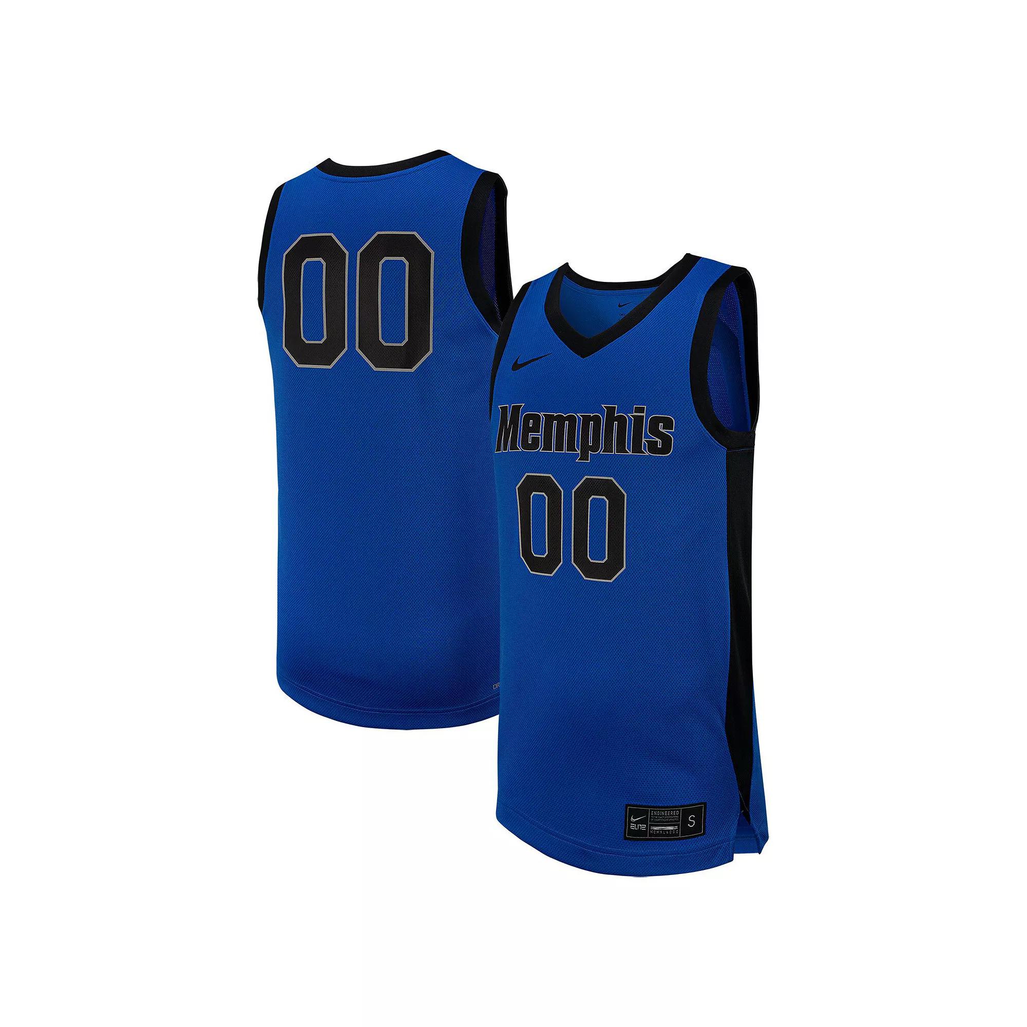 Men's Nike #0 Royal Memphis Tigers Replica Basketball Jersey,  Product Image