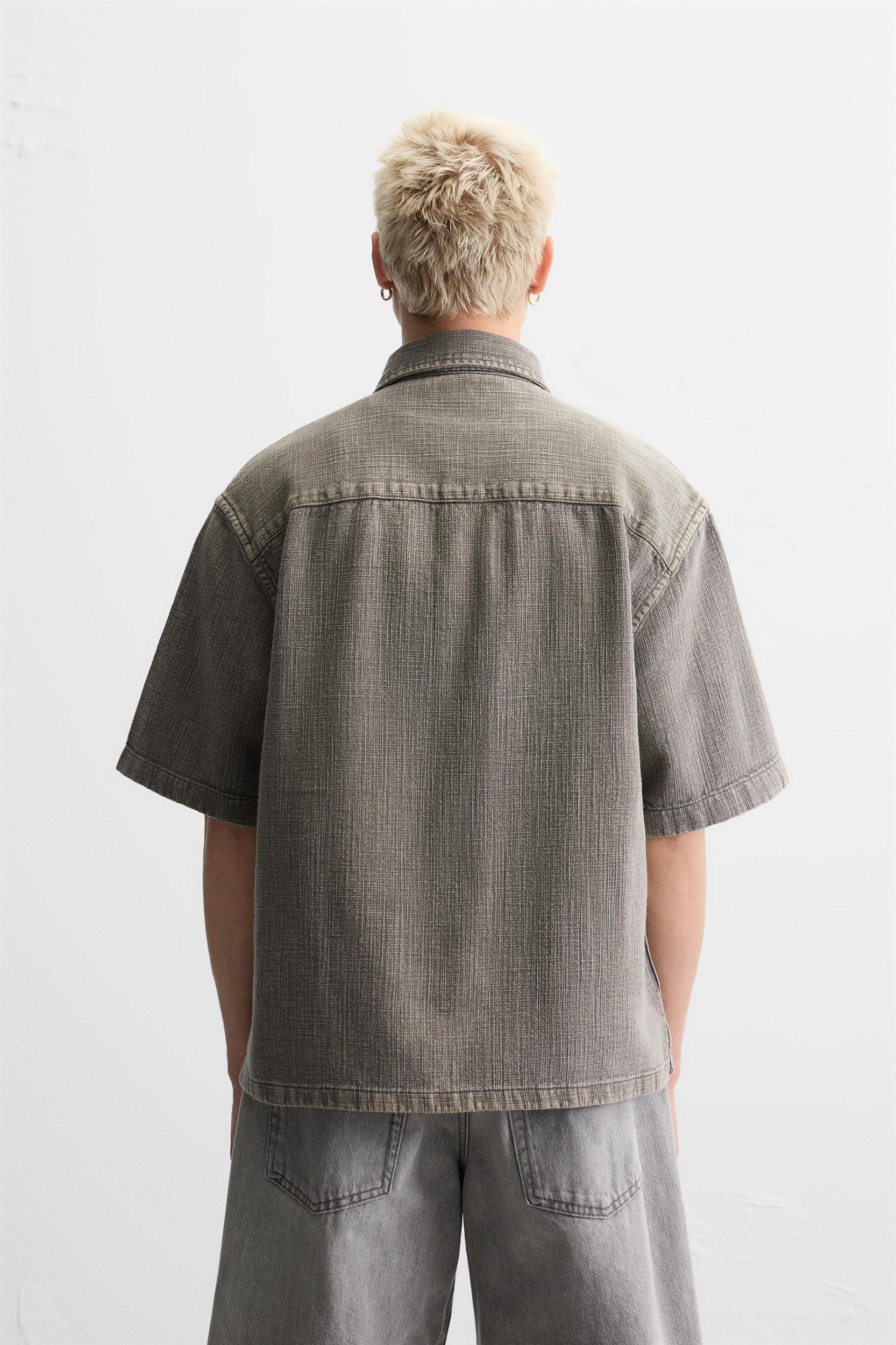RELIEF WASHED SHIRT Product Image